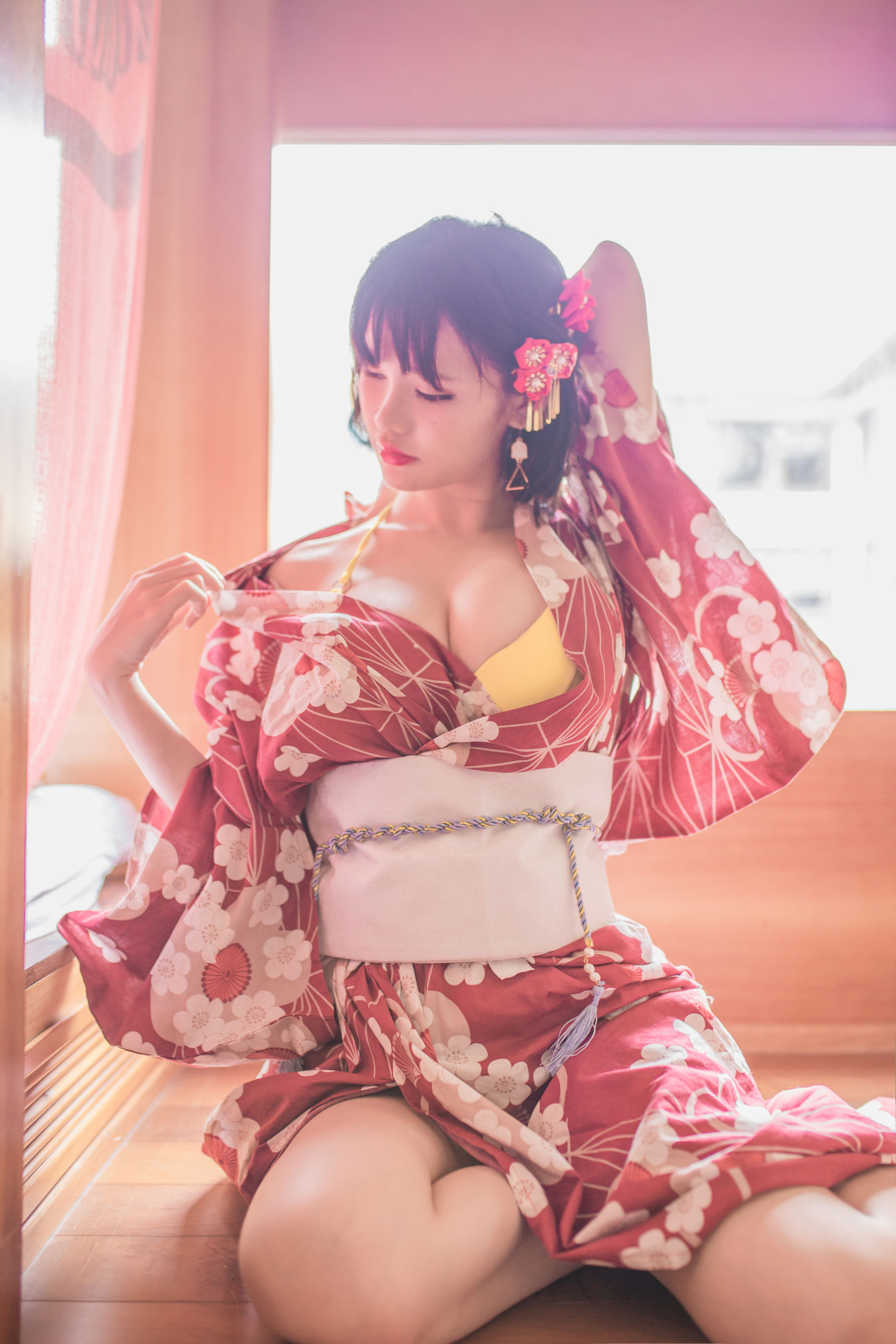 [萝莉COS] Yoko宅夏《妹汤物语(和服)》