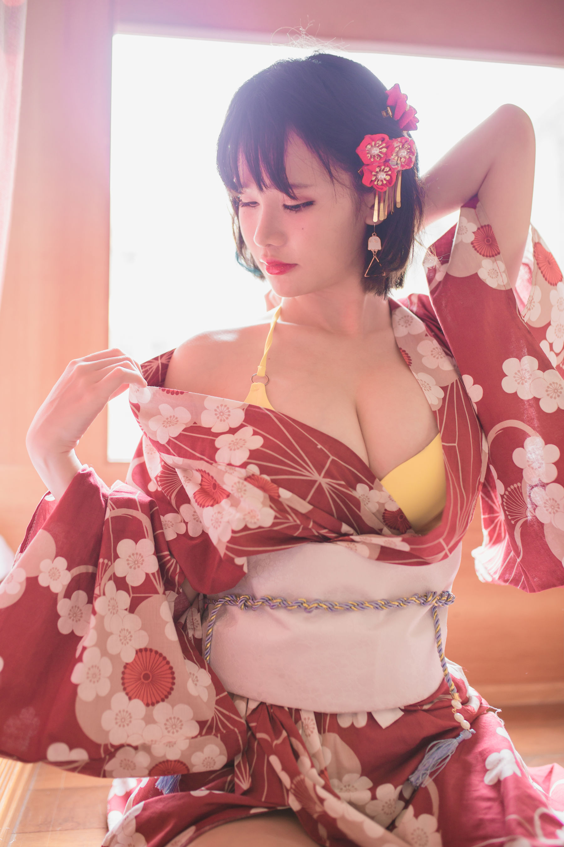 [萝莉COS] Yoko宅夏《妹汤物语(和服)》