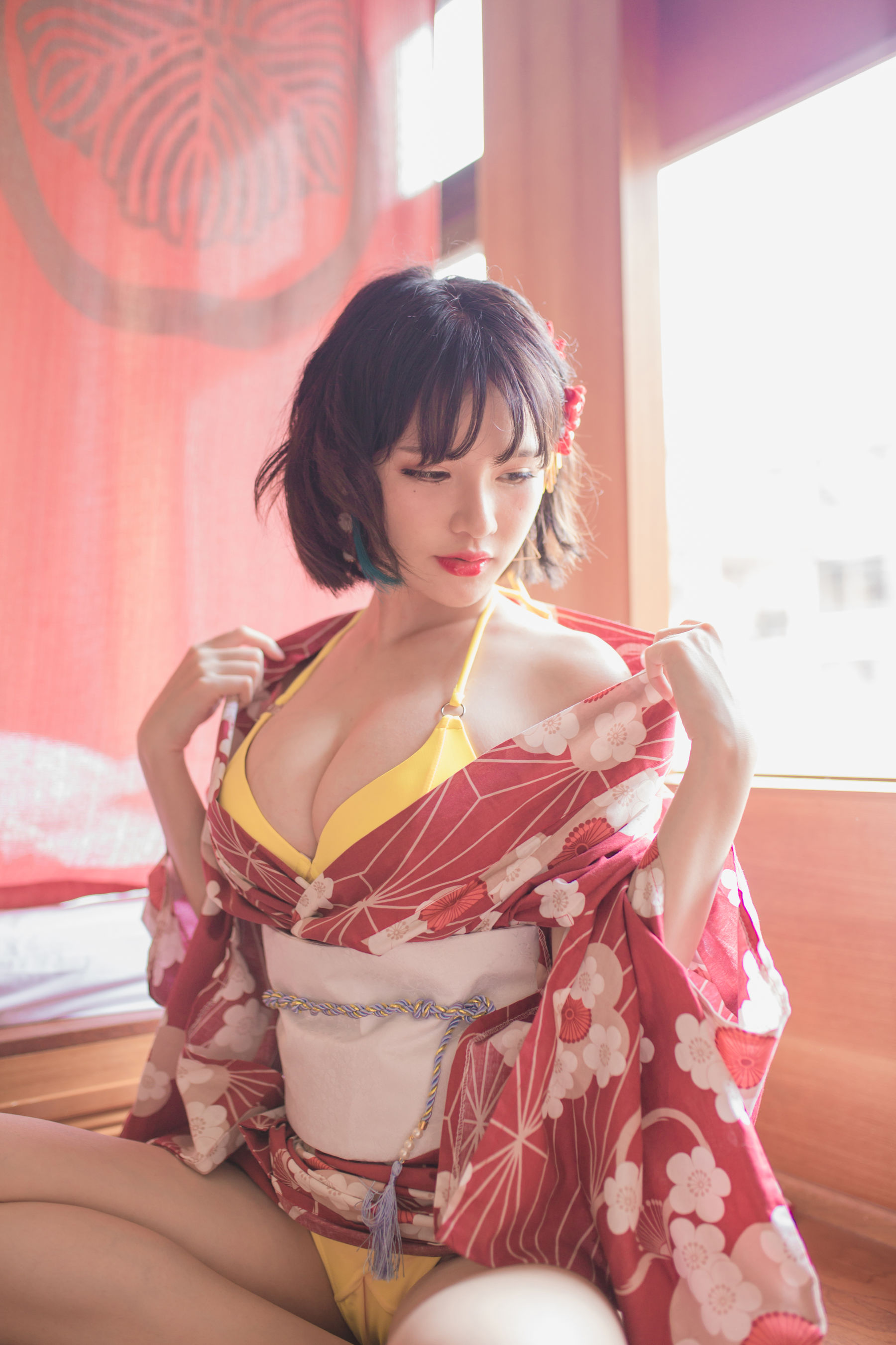 [萝莉COS] Yoko宅夏《妹汤物语(和服)》