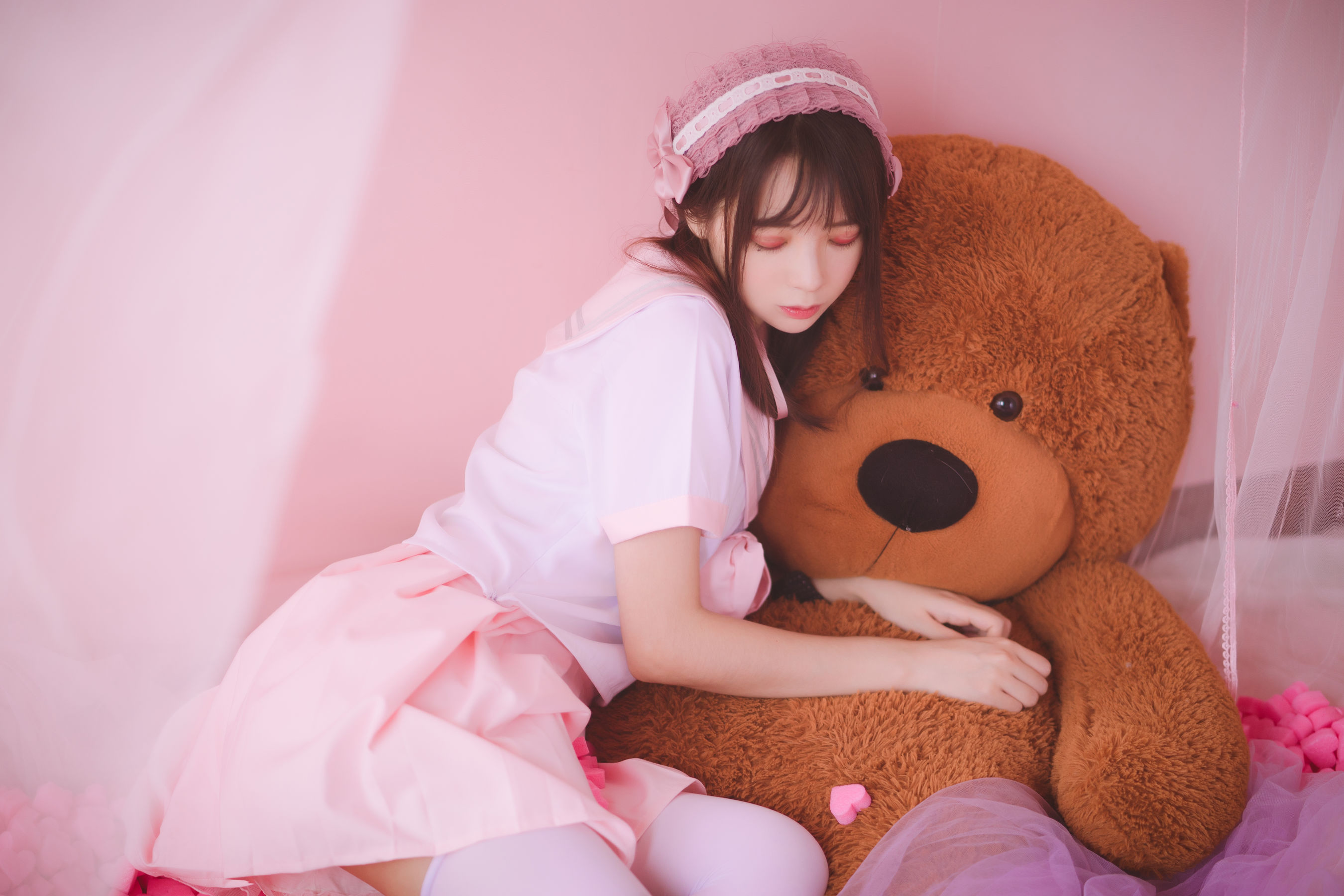 [萝莉COS] 疯猫ss《丝袜狂想曲(粉)》