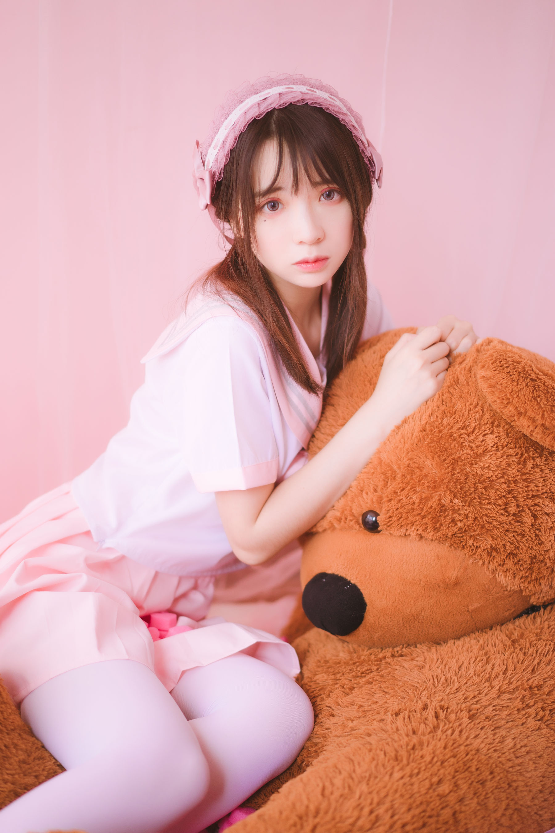 [萝莉COS] 疯猫ss《丝袜狂想曲(粉)》