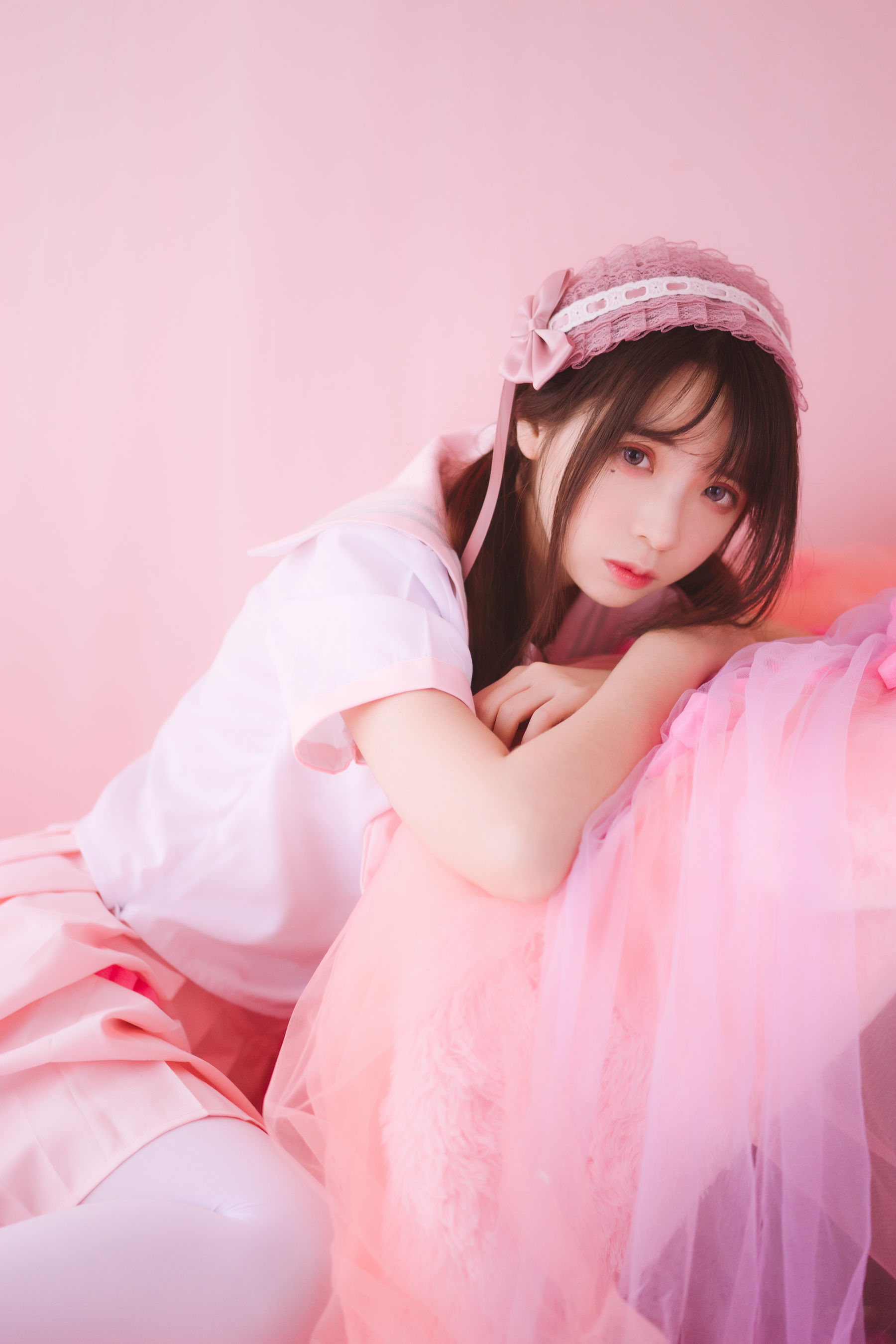 [萝莉COS] 疯猫ss《丝袜狂想曲(粉)》