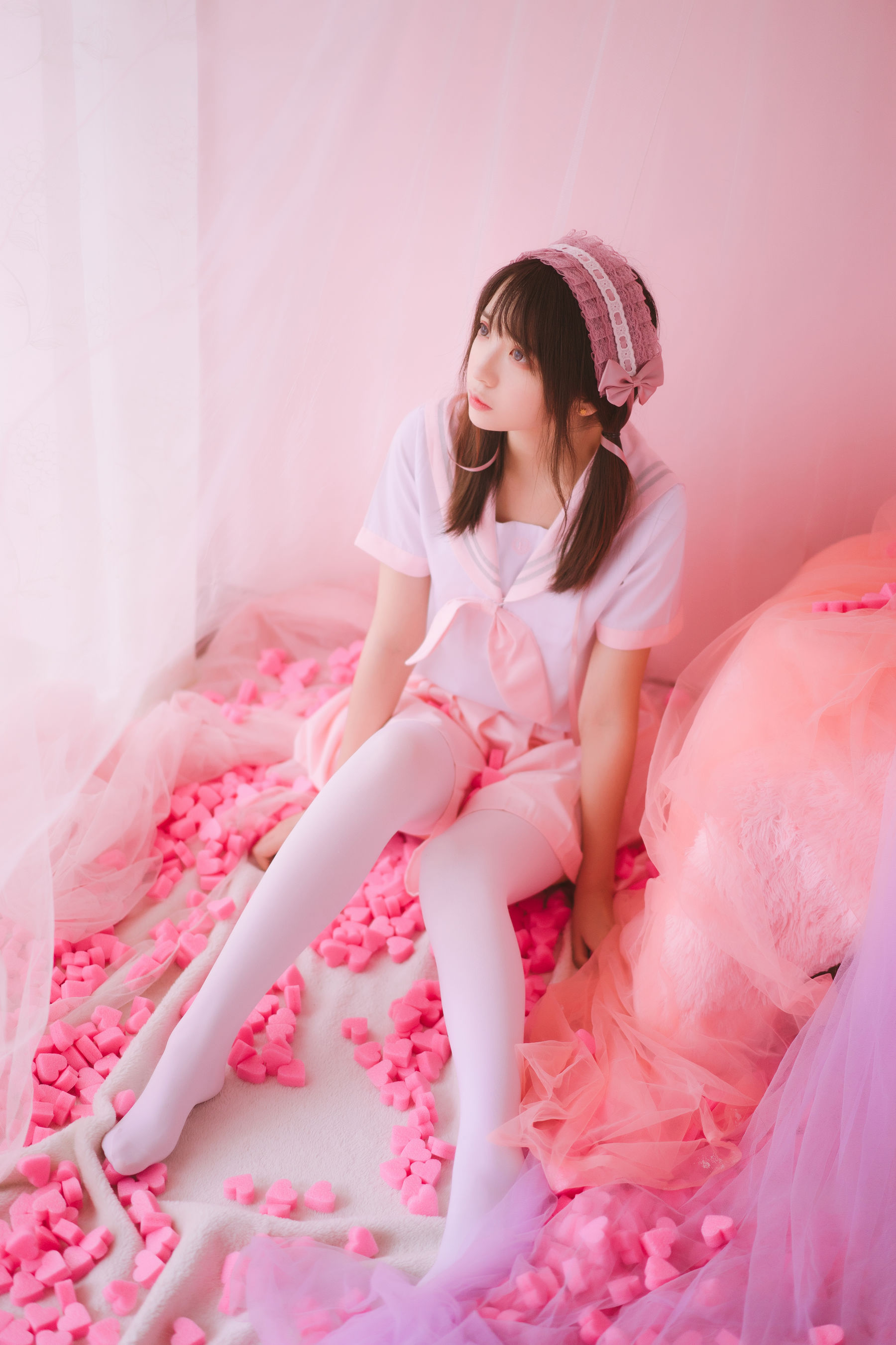 [萝莉COS] 疯猫ss《丝袜狂想曲(粉)》