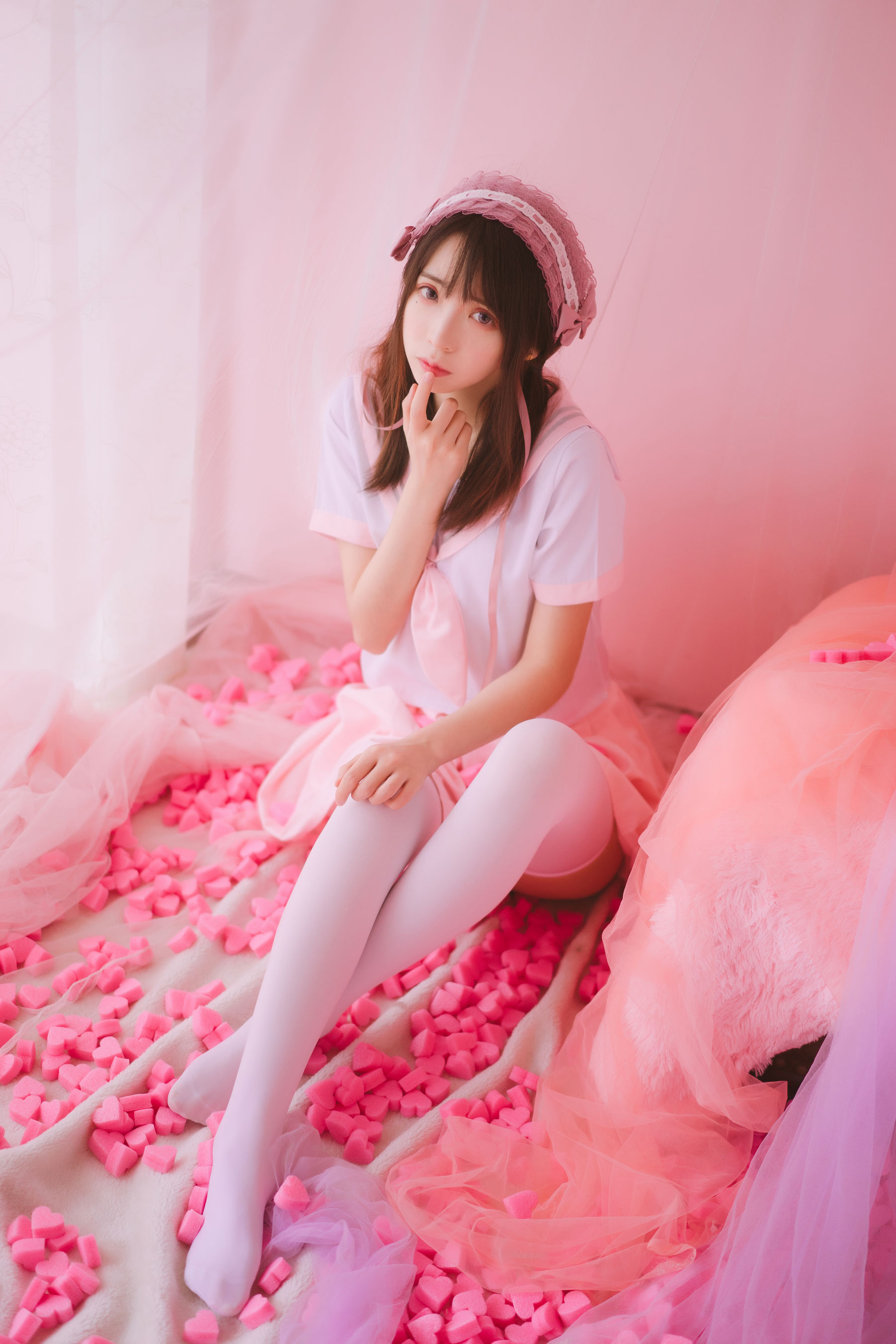 [萝莉COS] 疯猫ss《丝袜狂想曲(粉)》