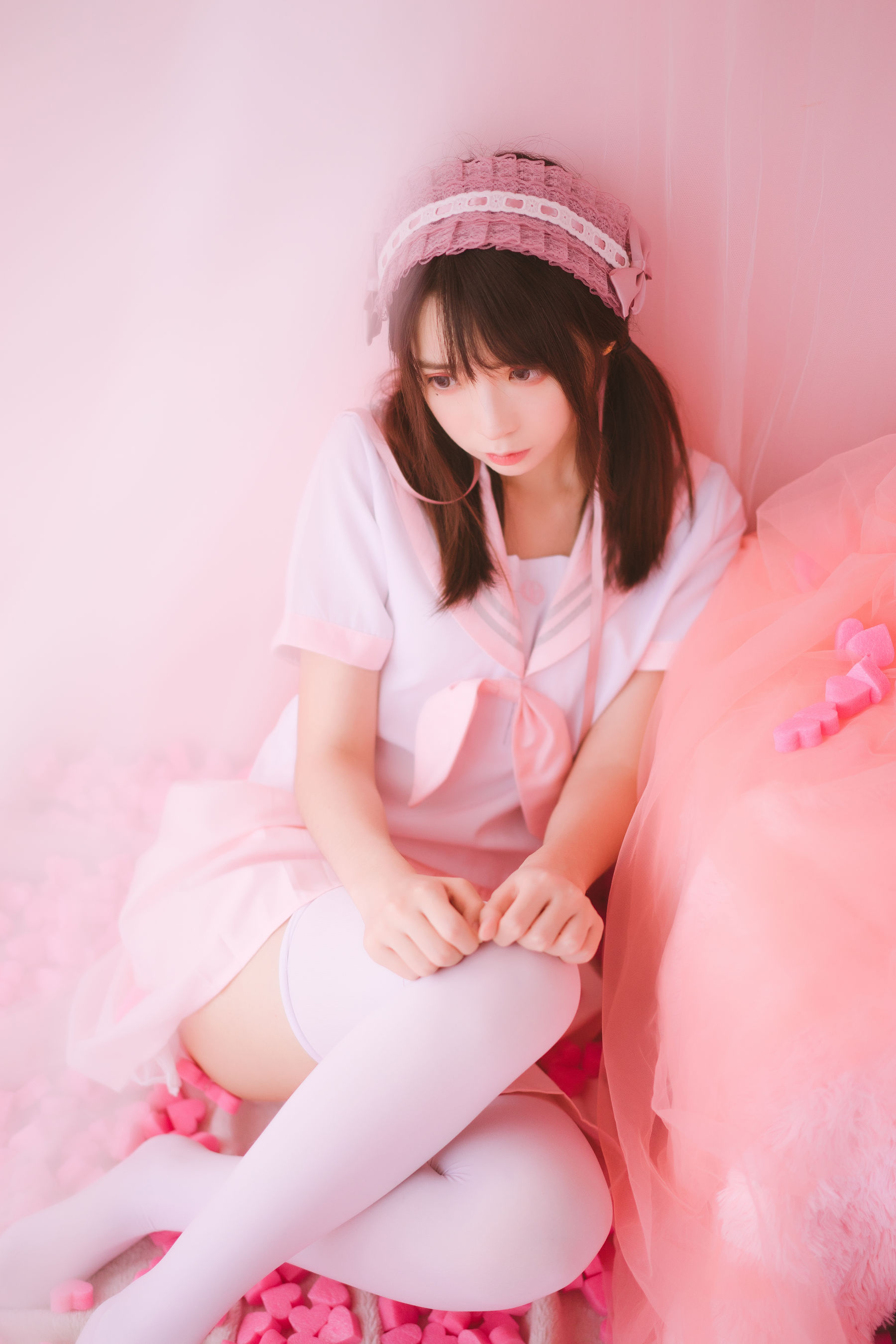 [萝莉COS] 疯猫ss《丝袜狂想曲(粉)》
