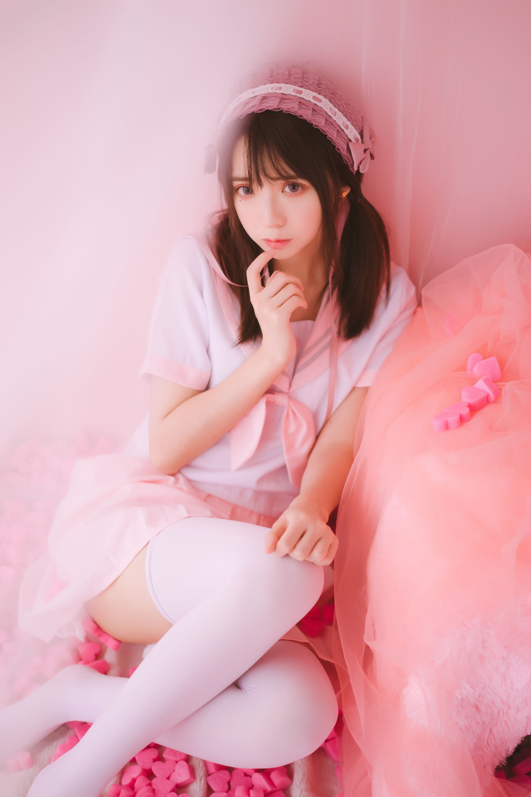 [萝莉COS] 疯猫ss《丝袜狂想曲(粉)》