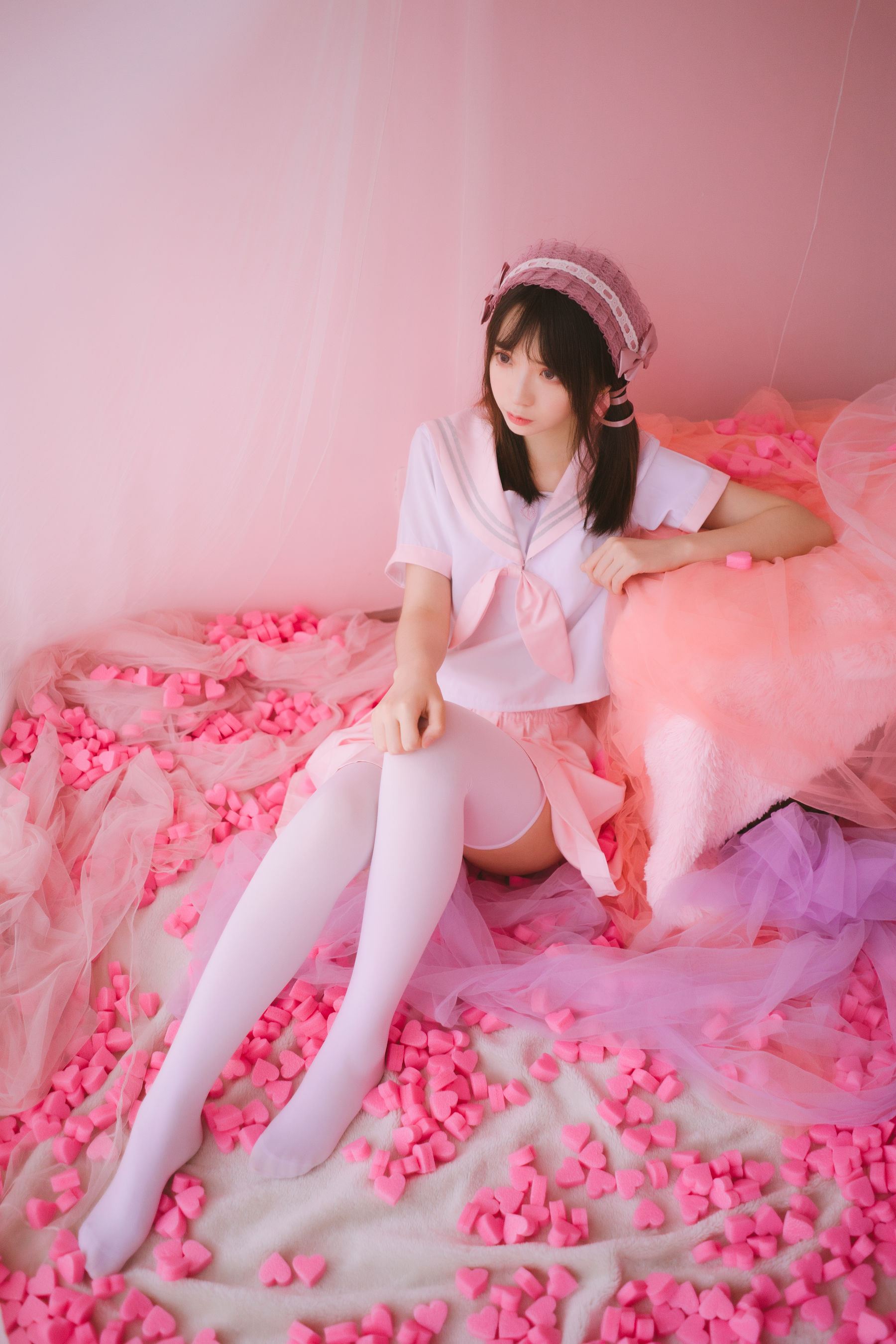[萝莉COS] 疯猫ss《丝袜狂想曲(粉)》