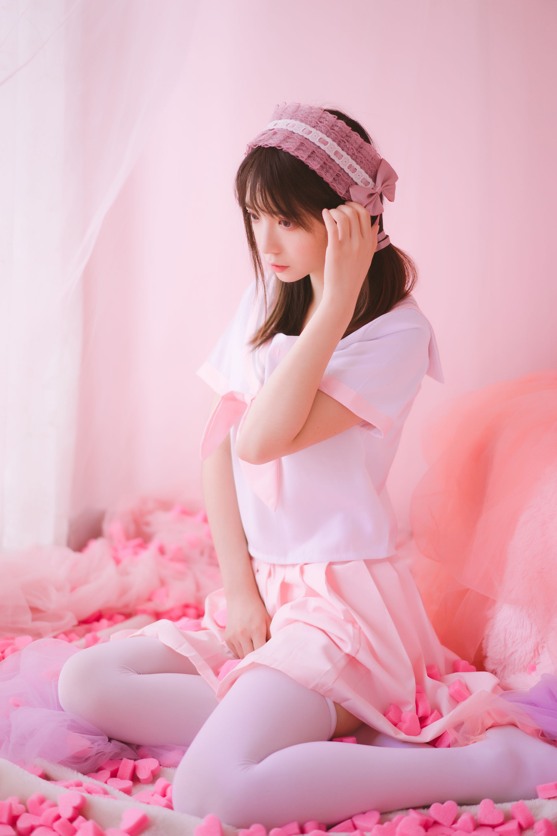 [萝莉COS] 疯猫ss《丝袜狂想曲(粉)》