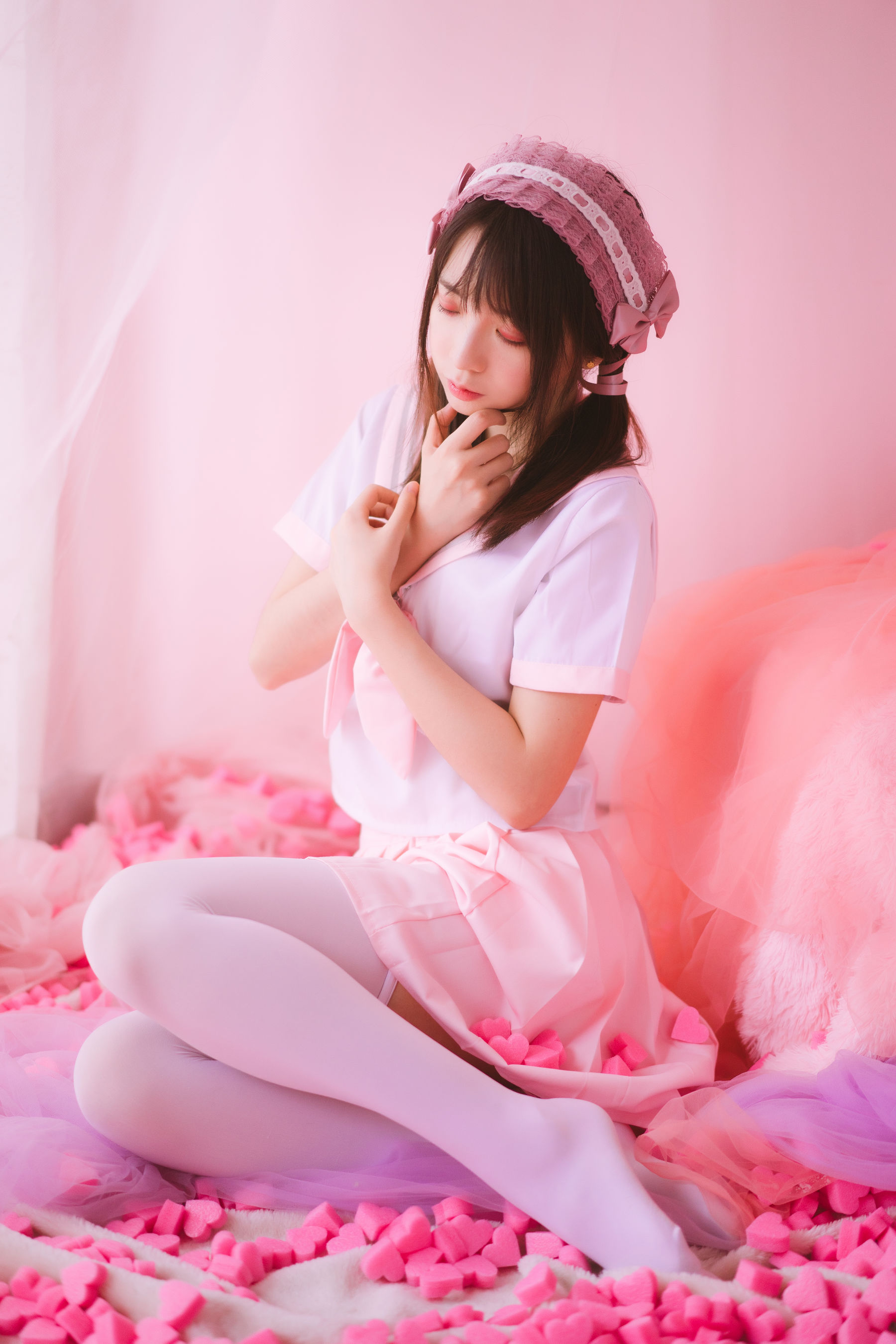 [萝莉COS] 疯猫ss《丝袜狂想曲(粉)》