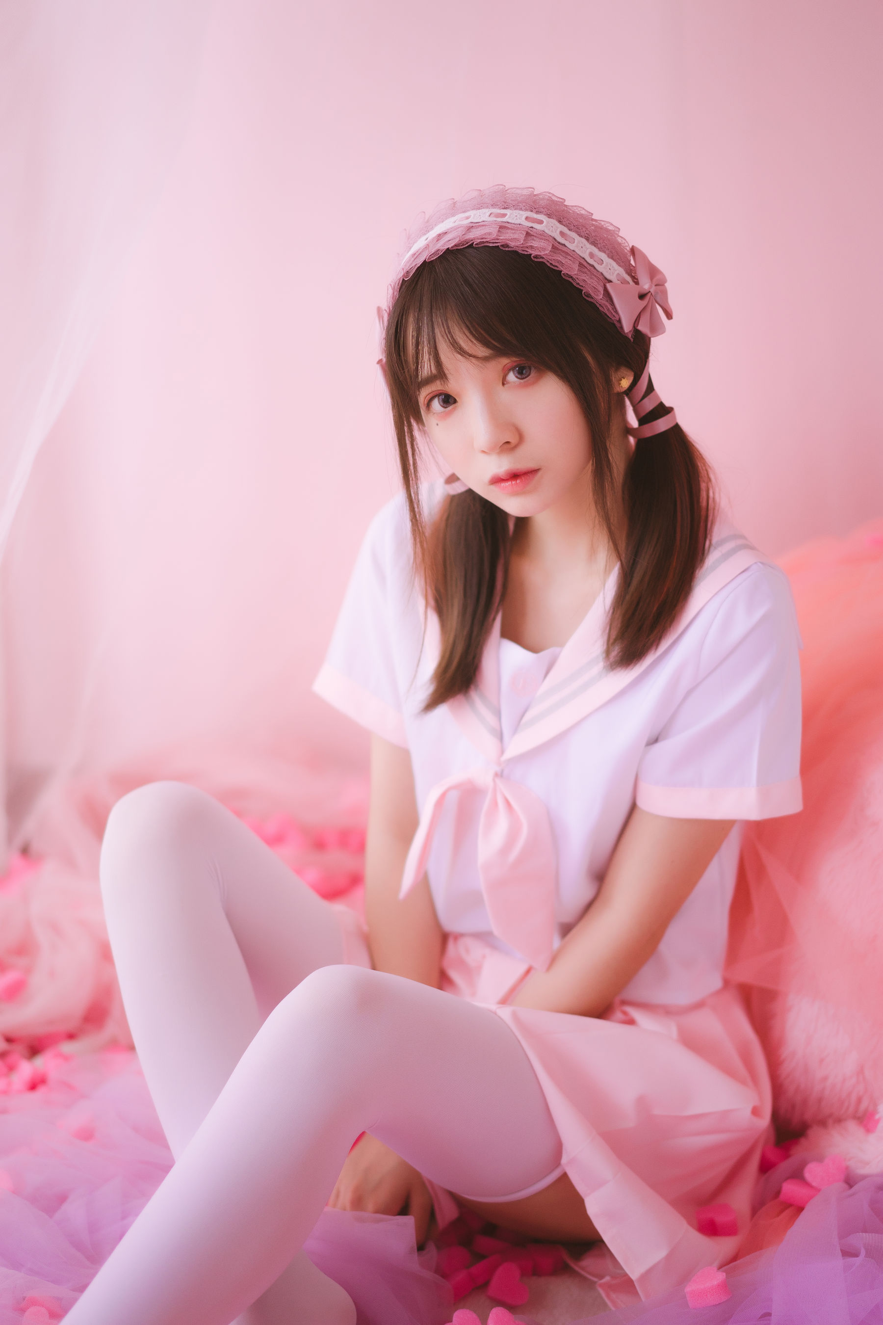 [萝莉COS] 疯猫ss《丝袜狂想曲(粉)》