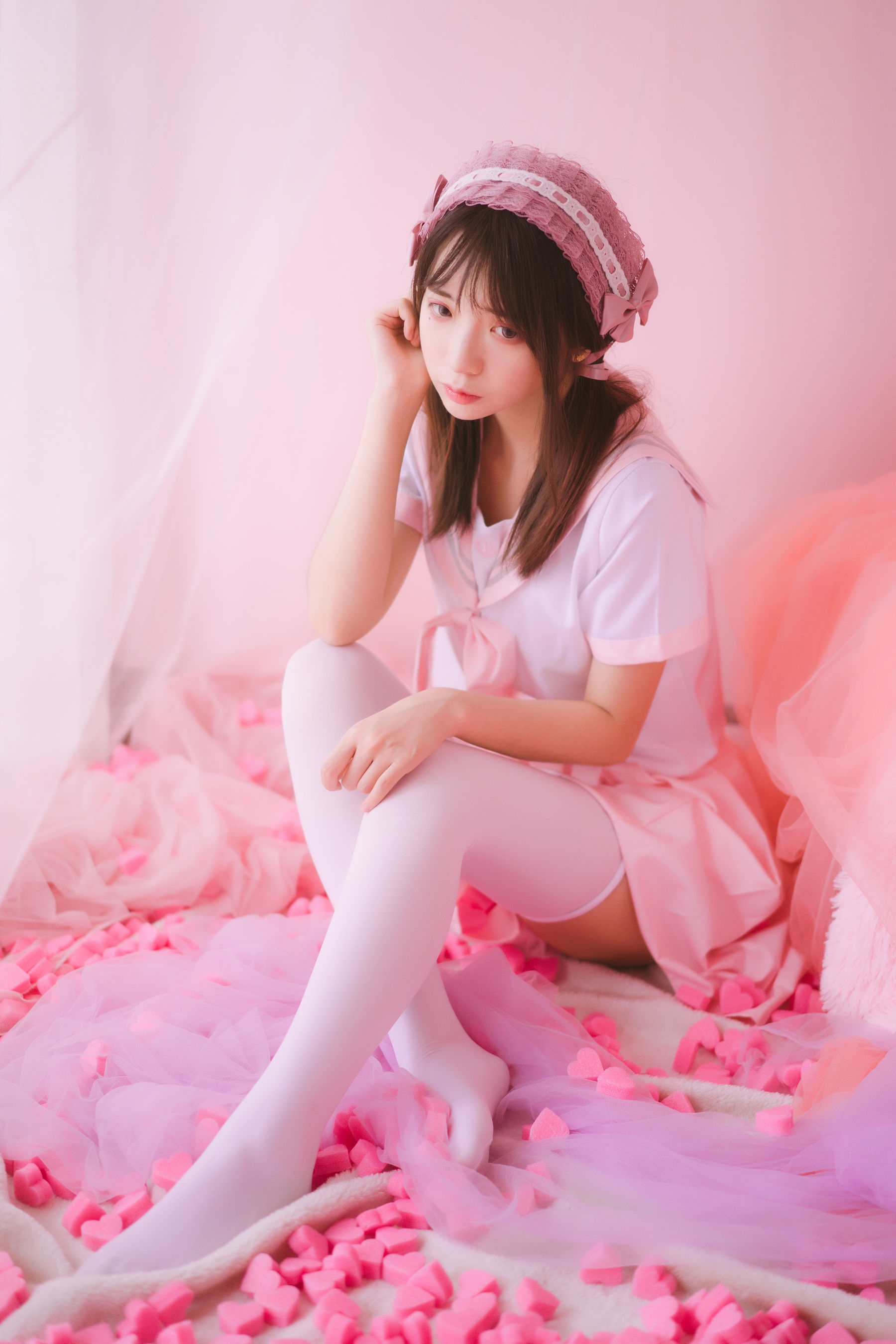 [萝莉COS] 疯猫ss《丝袜狂想曲(粉)》