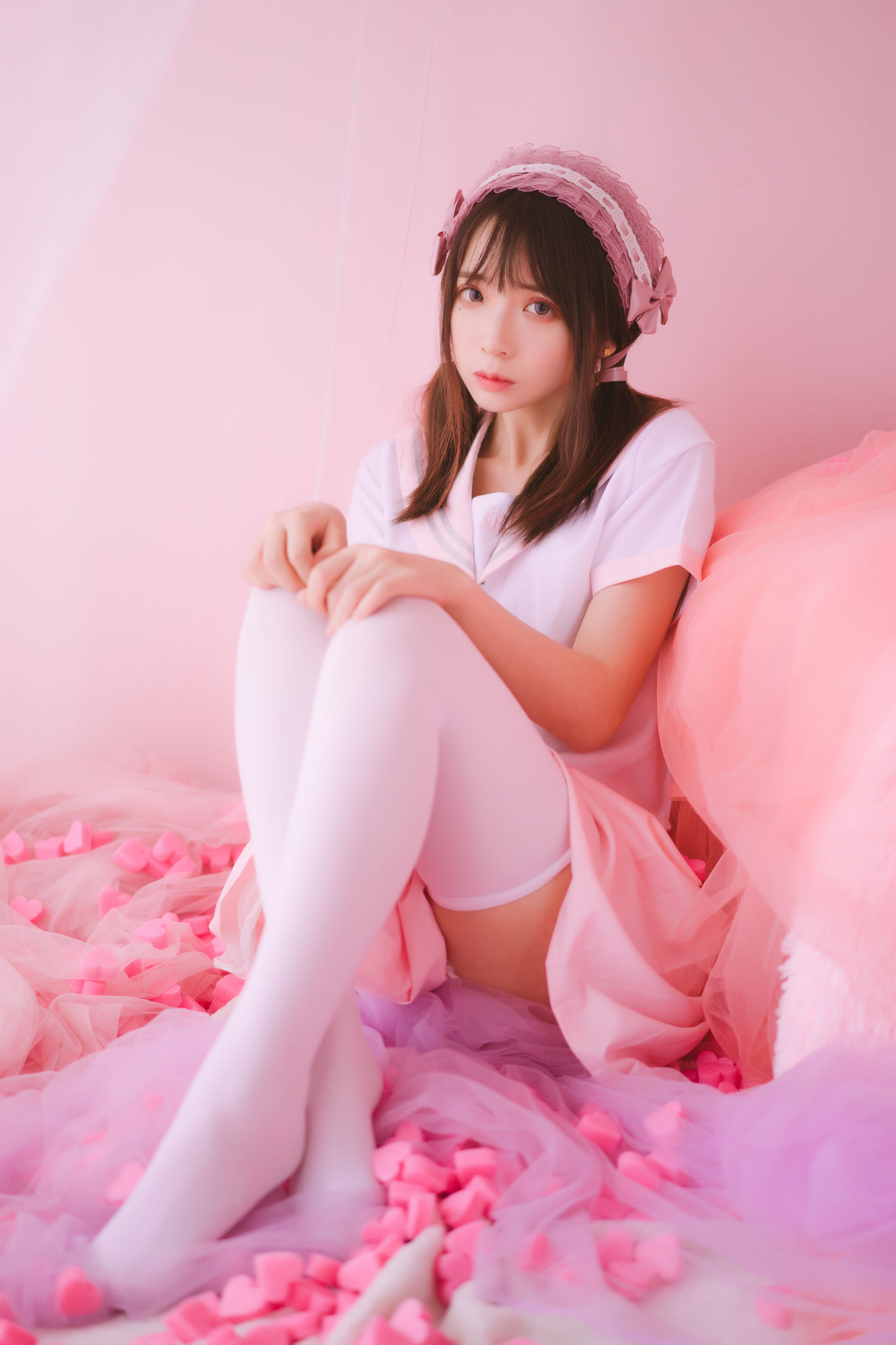 [萝莉COS] 疯猫ss《丝袜狂想曲(粉)》