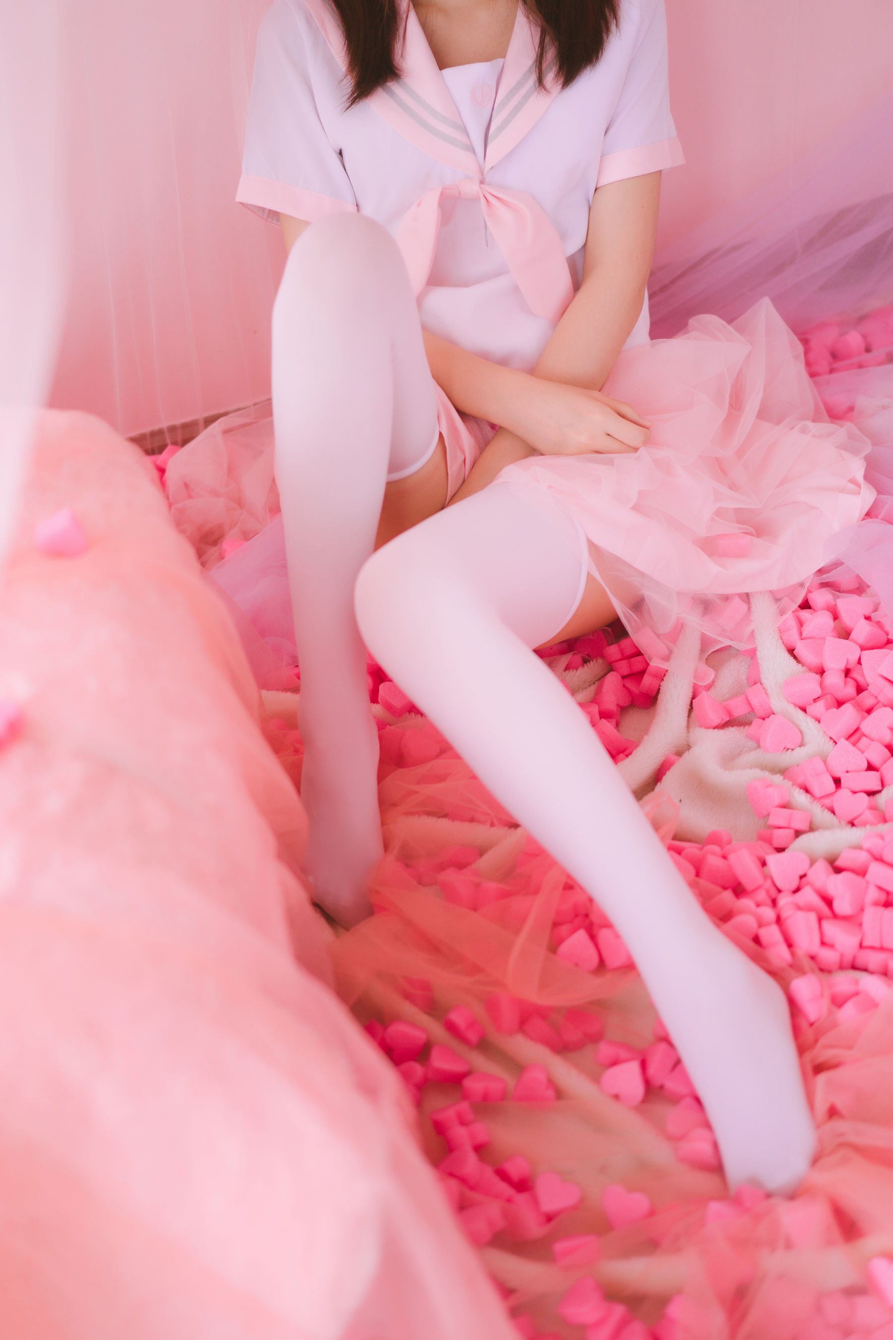 [萝莉COS] 疯猫ss《丝袜狂想曲(粉)》