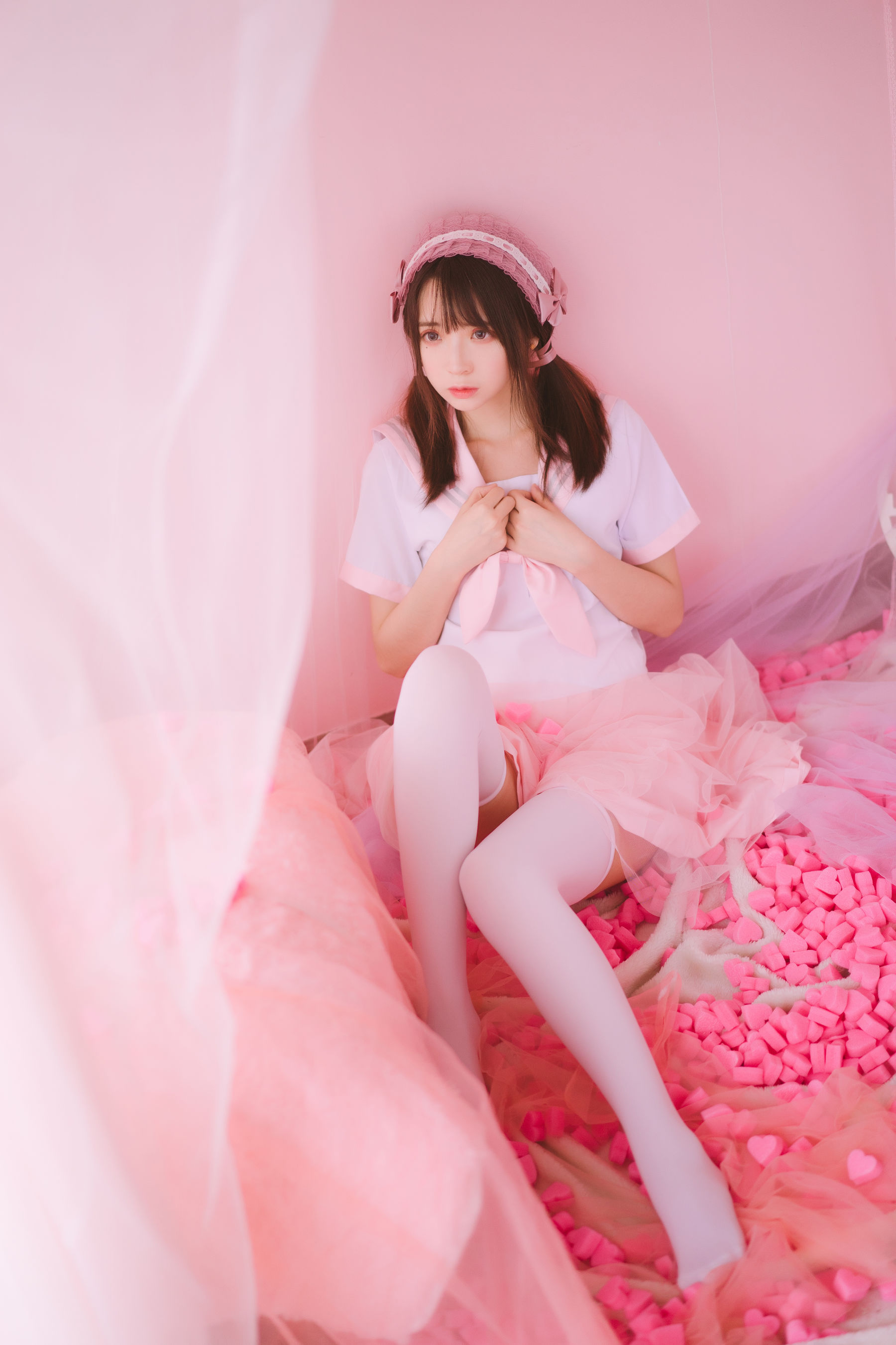 [萝莉COS] 疯猫ss《丝袜狂想曲(粉)》
