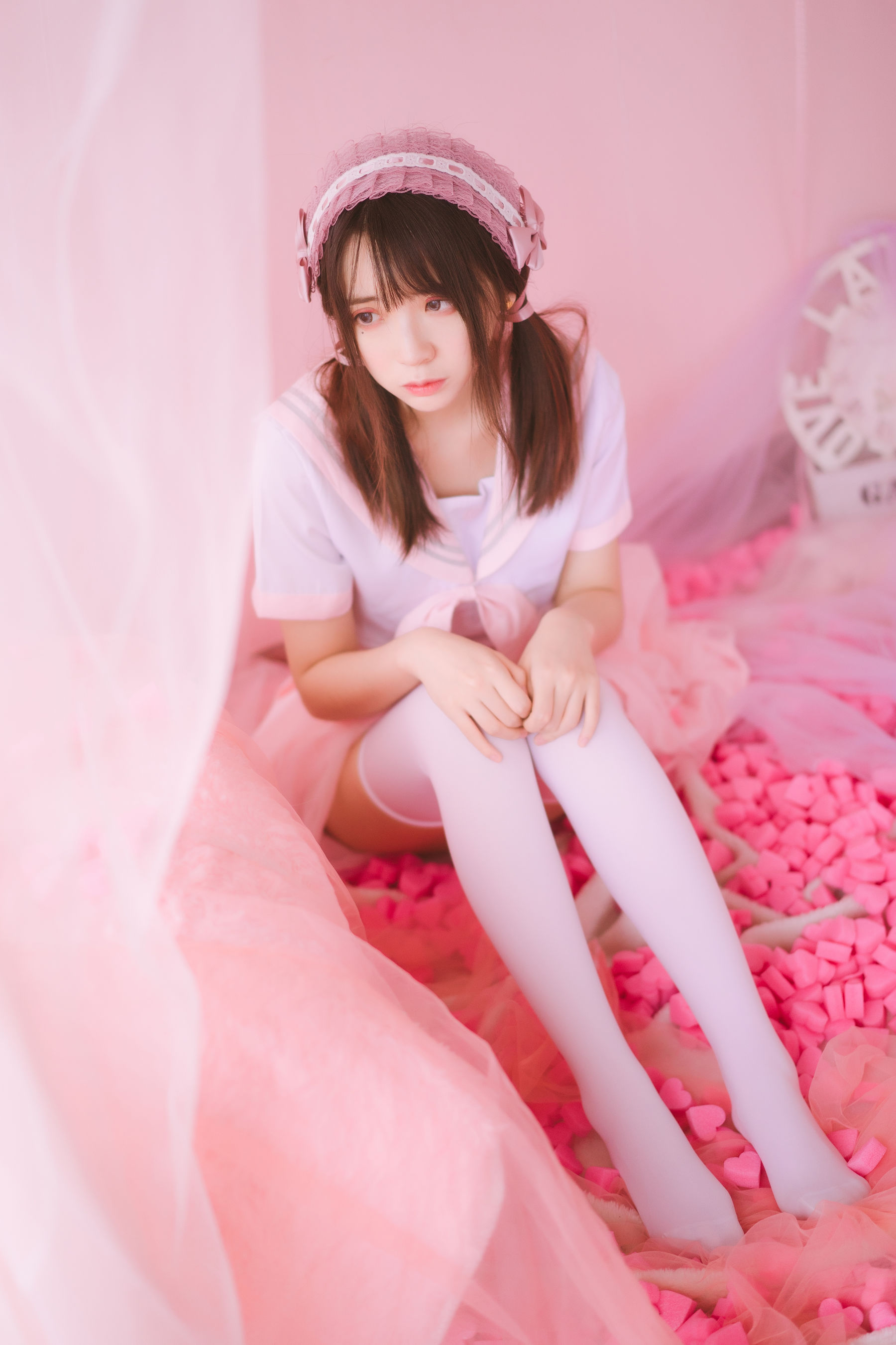 [萝莉COS] 疯猫ss《丝袜狂想曲(粉)》