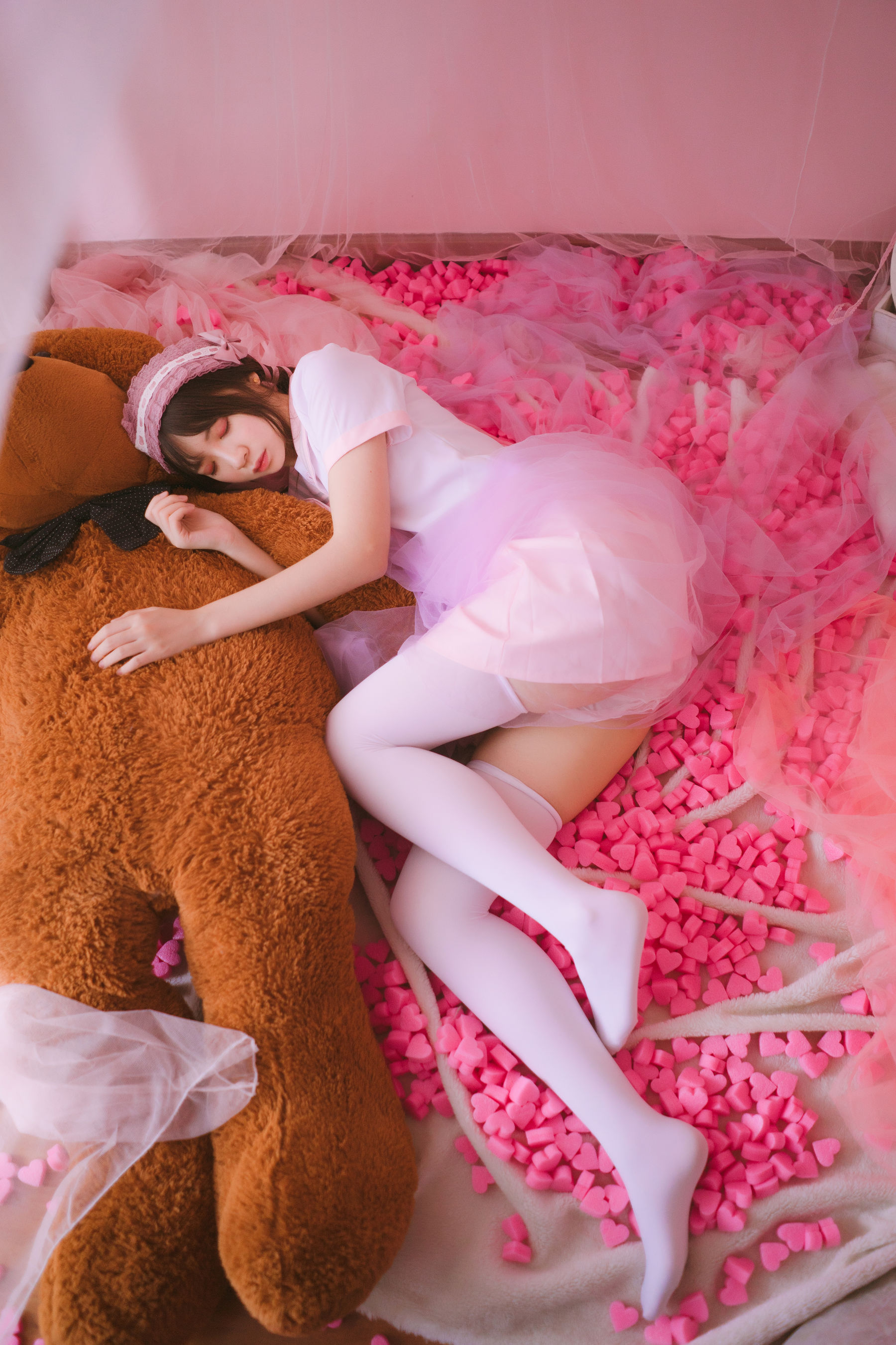 [萝莉COS] 疯猫ss《丝袜狂想曲(粉)》