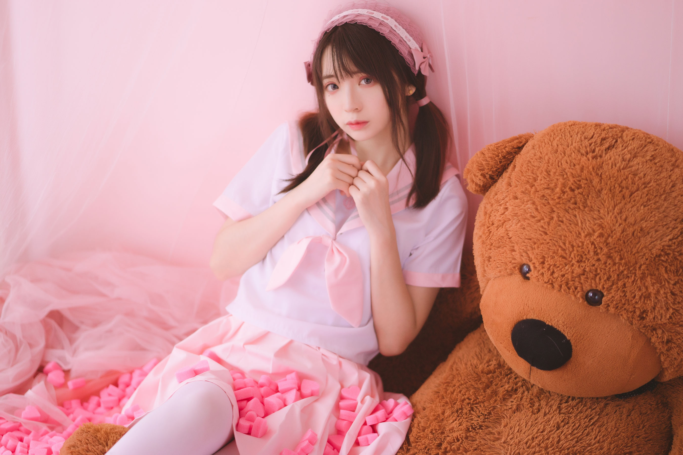 [萝莉COS] 疯猫ss《丝袜狂想曲(粉)》
