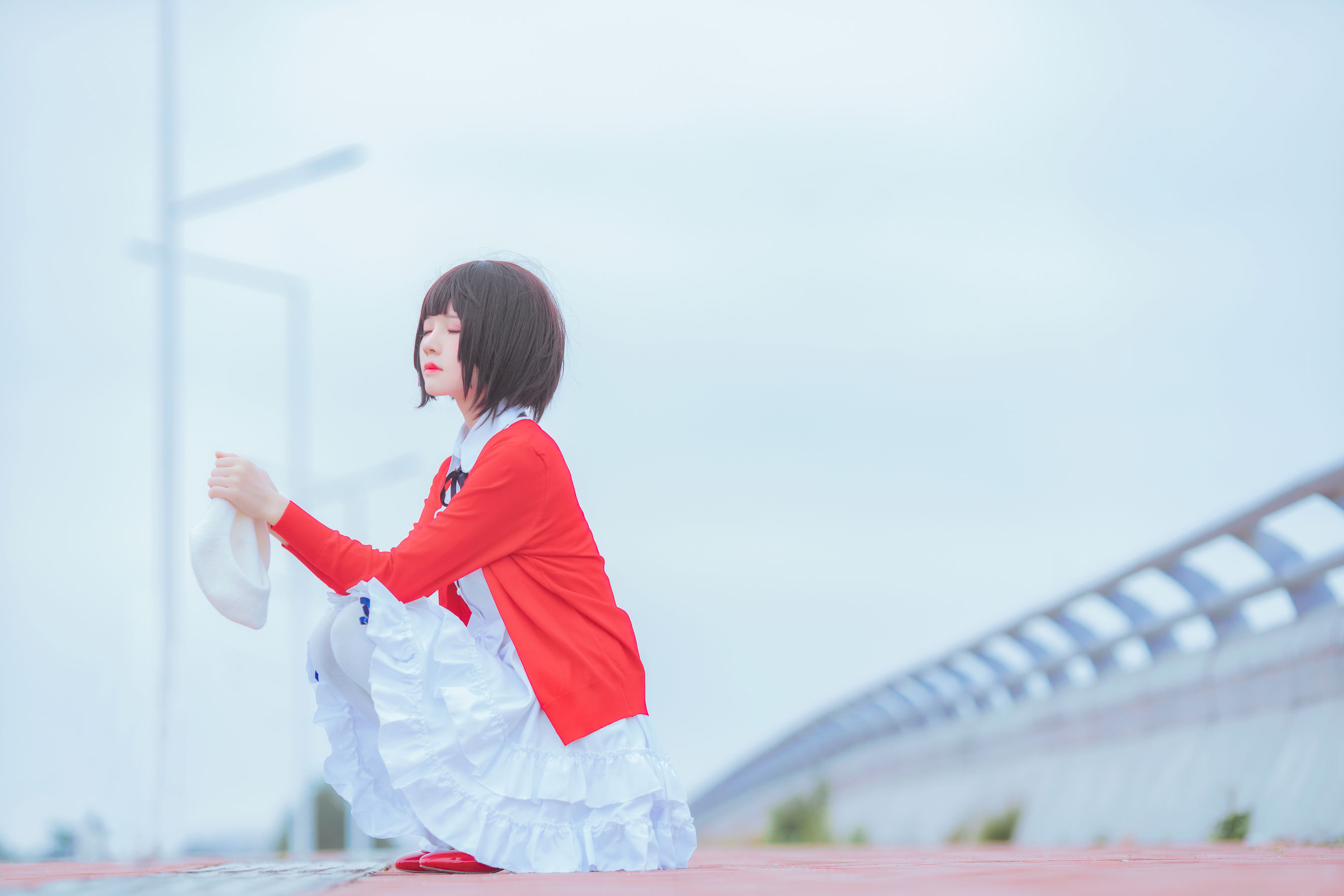 [萝莉COS] 桜桃喵《(加藤惠)常服》