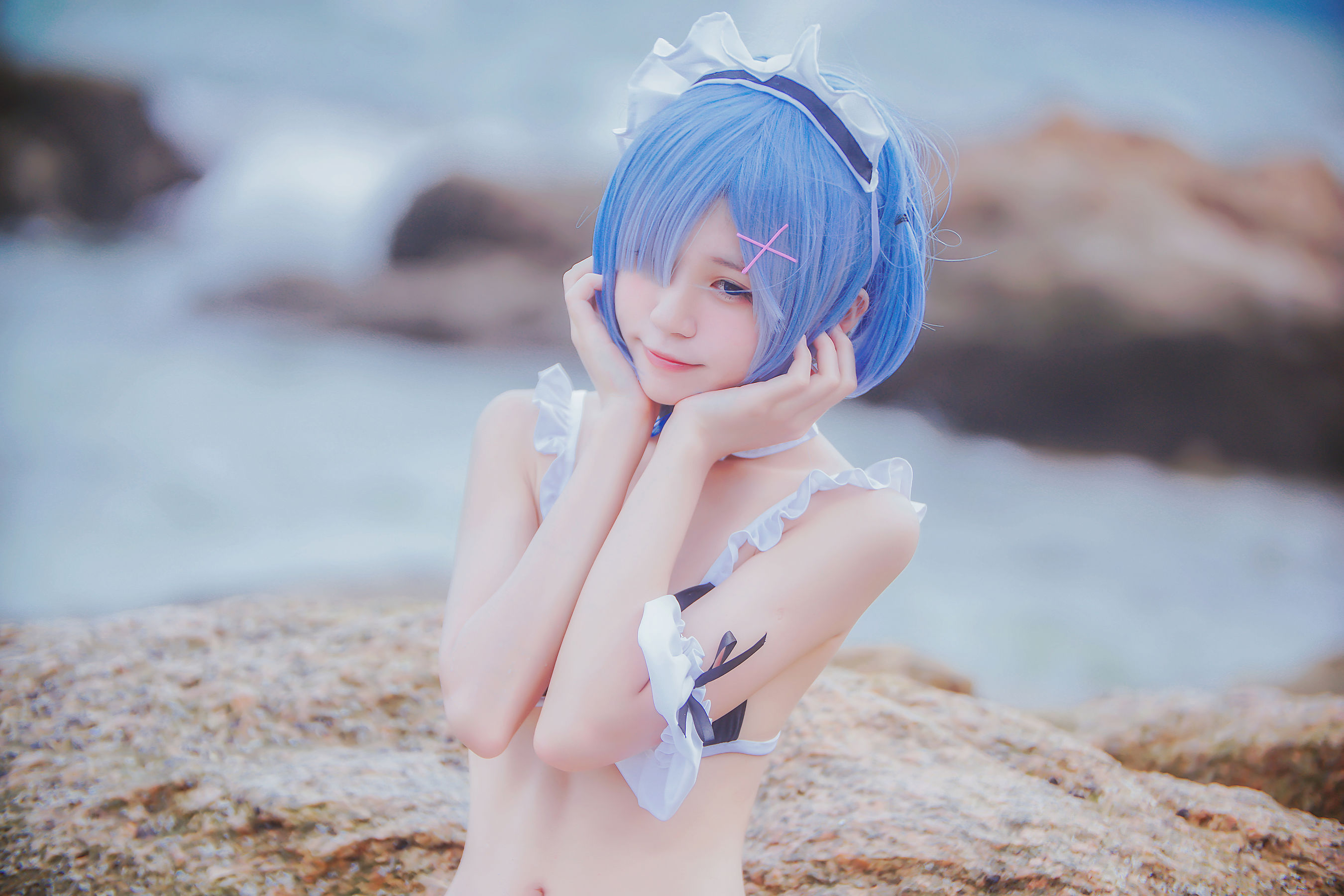 桜桃喵《蕾姆COS》