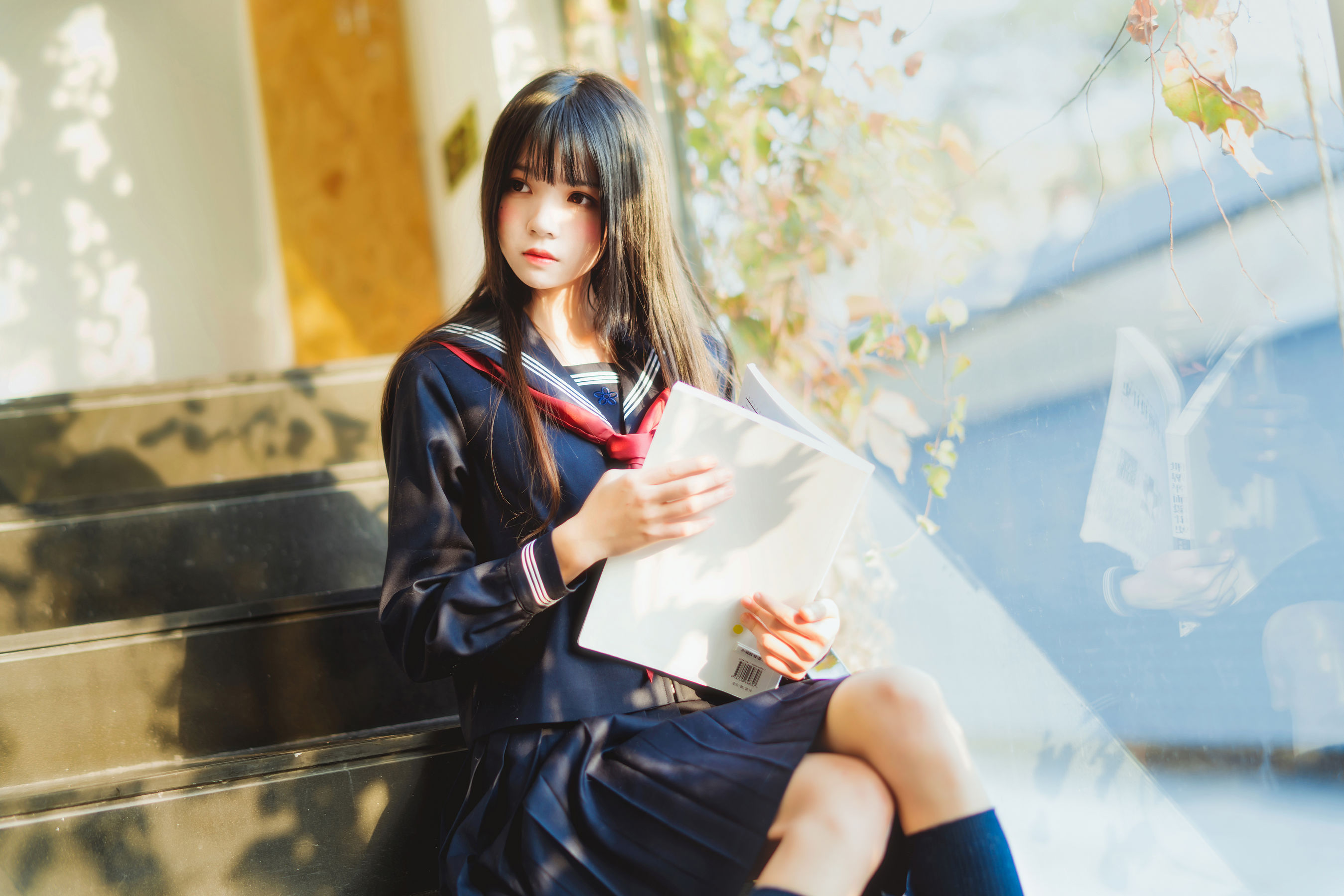 桜桃喵《(小少女)黑色水手服》