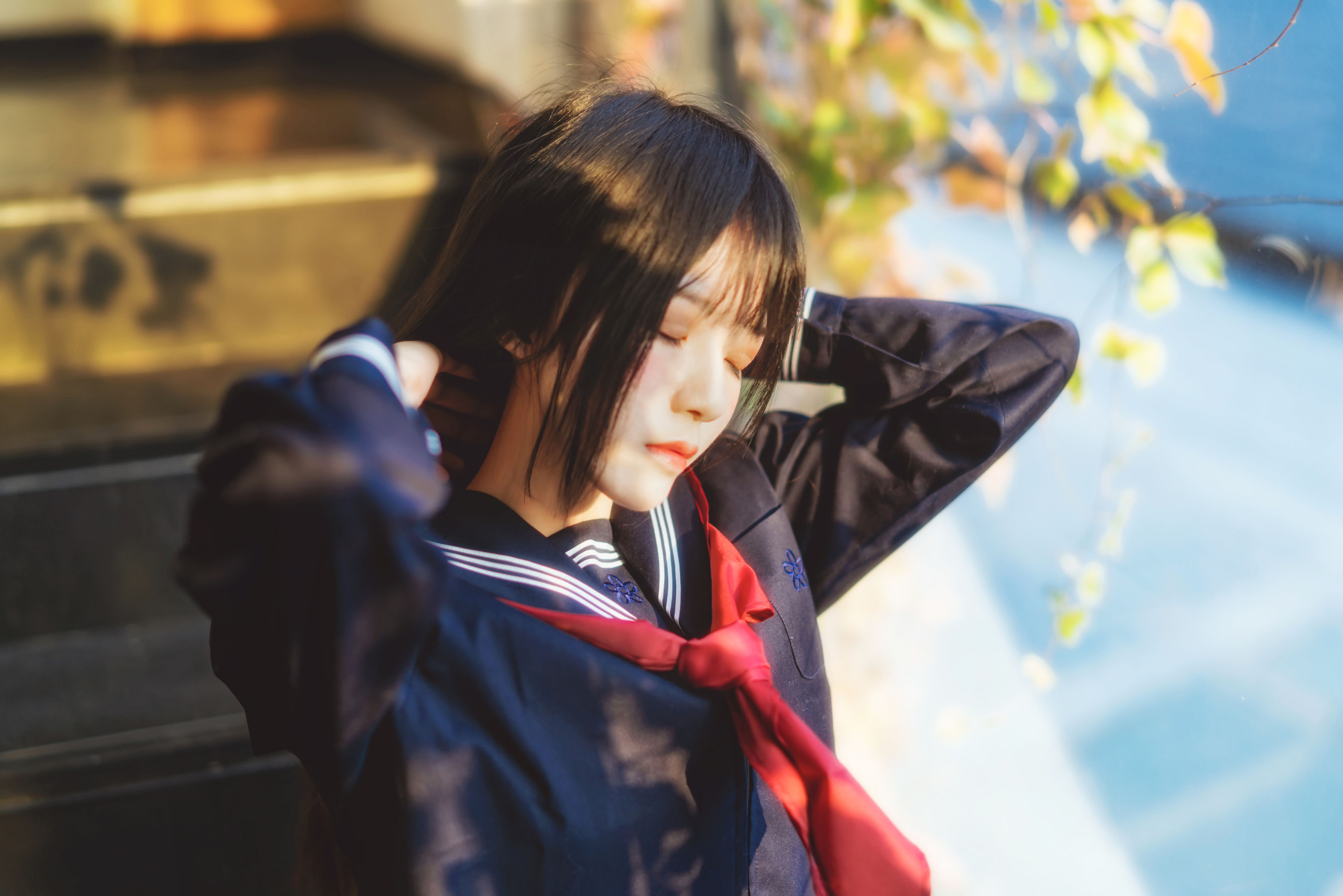 桜桃喵《(小少女)黑色水手服》