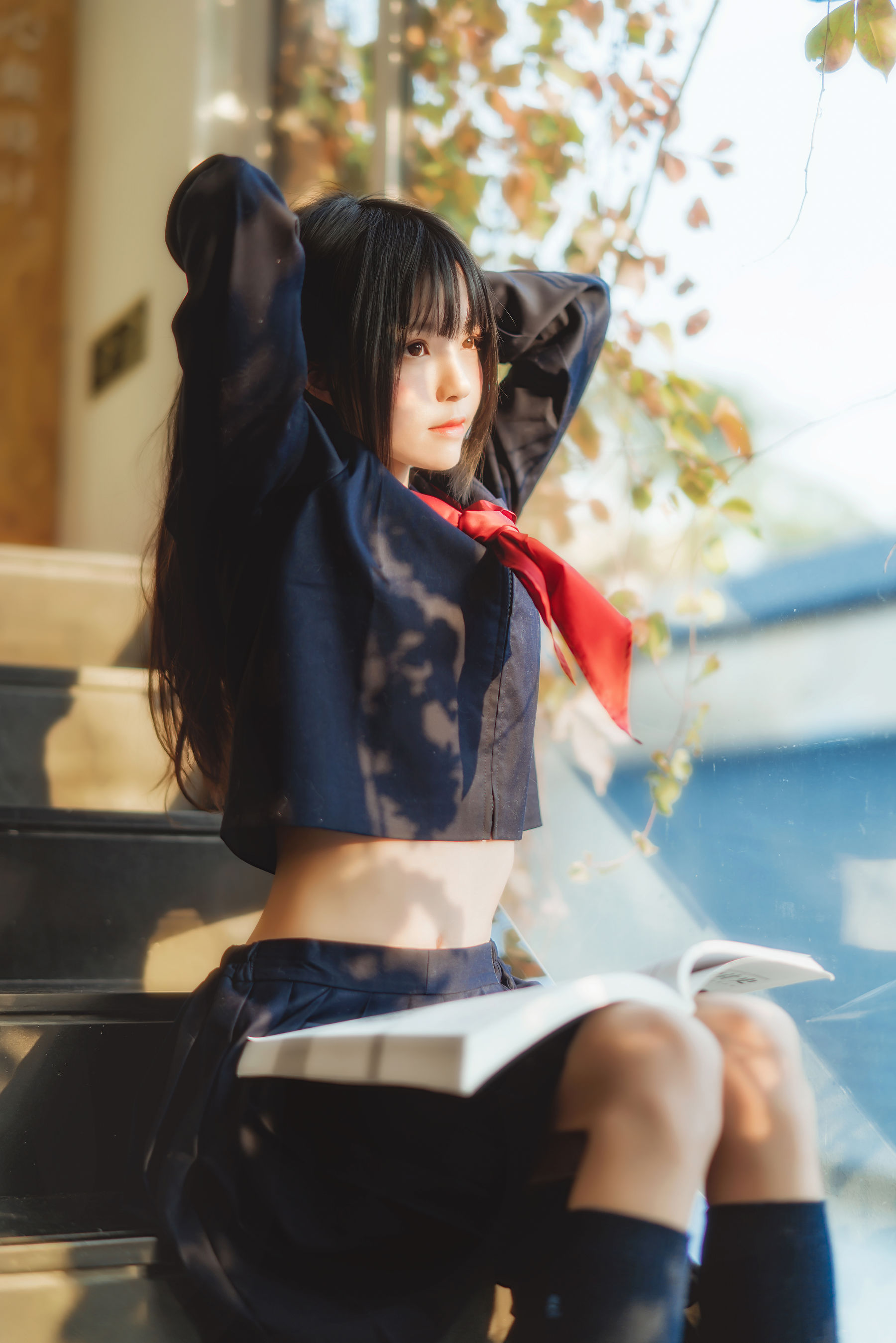 桜桃喵《(小少女)黑色水手服》