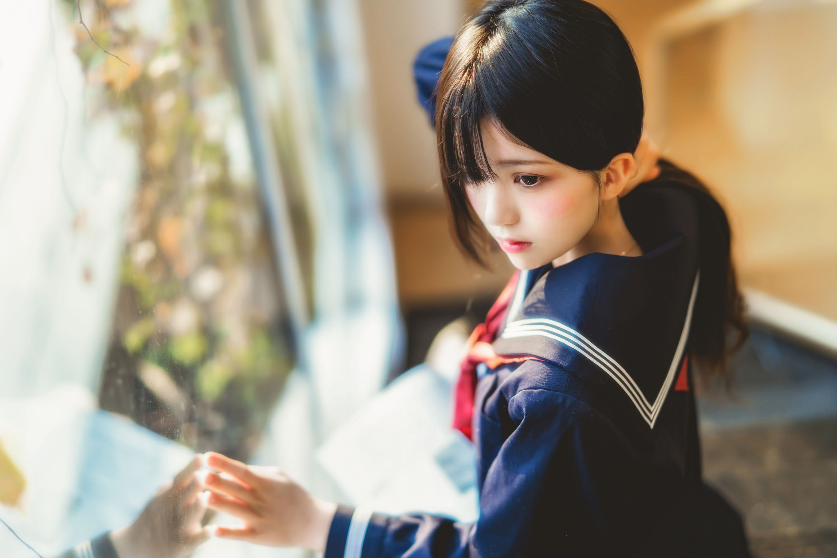 桜桃喵《(小少女)黑色水手服》