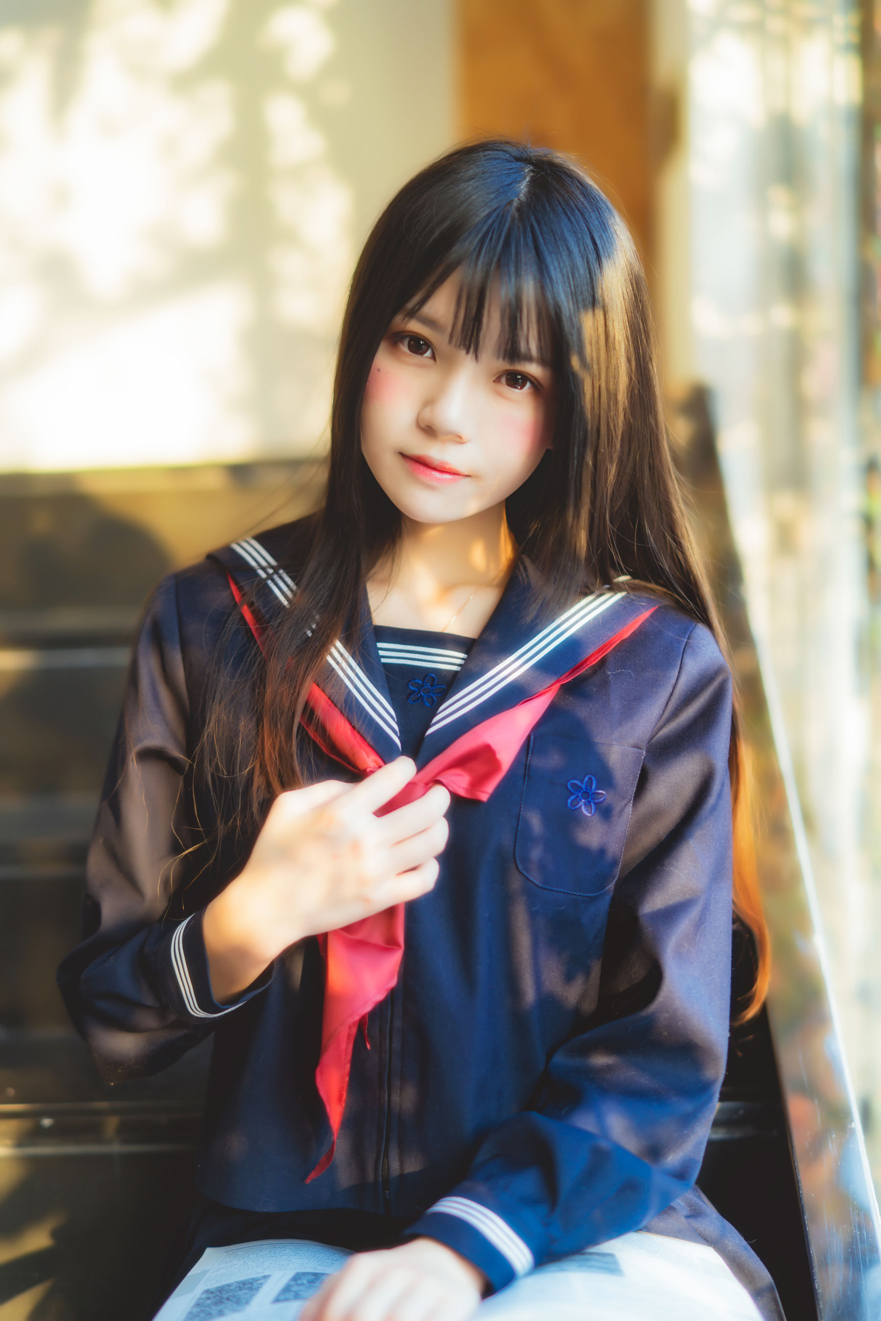 桜桃喵《(小少女)黑色水手服》