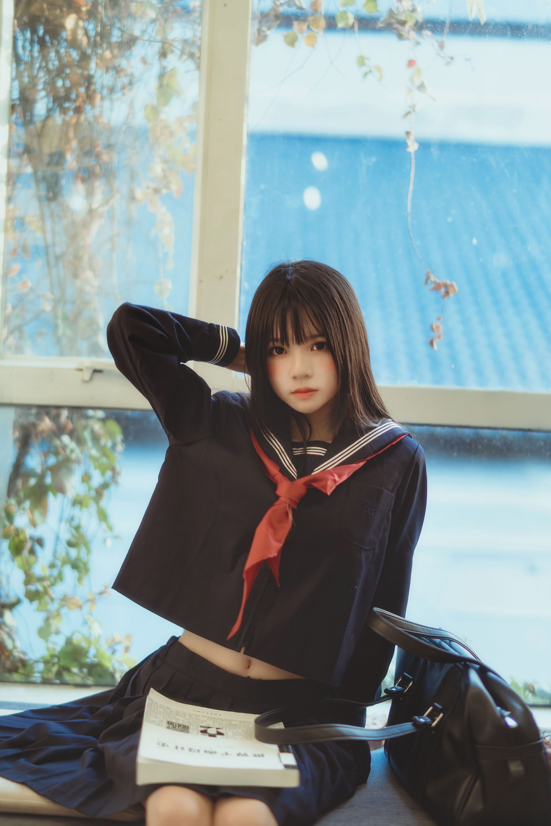 桜桃喵《(小少女)黑色水手服》