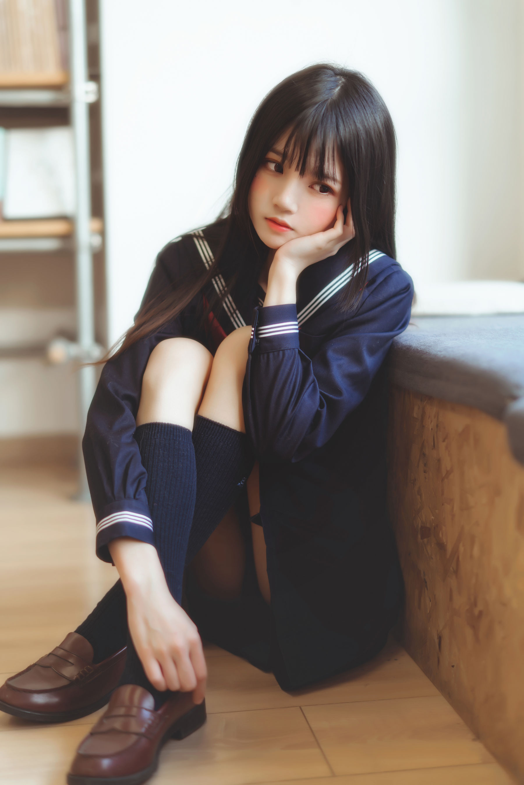 桜桃喵《(小少女)黑色水手服》