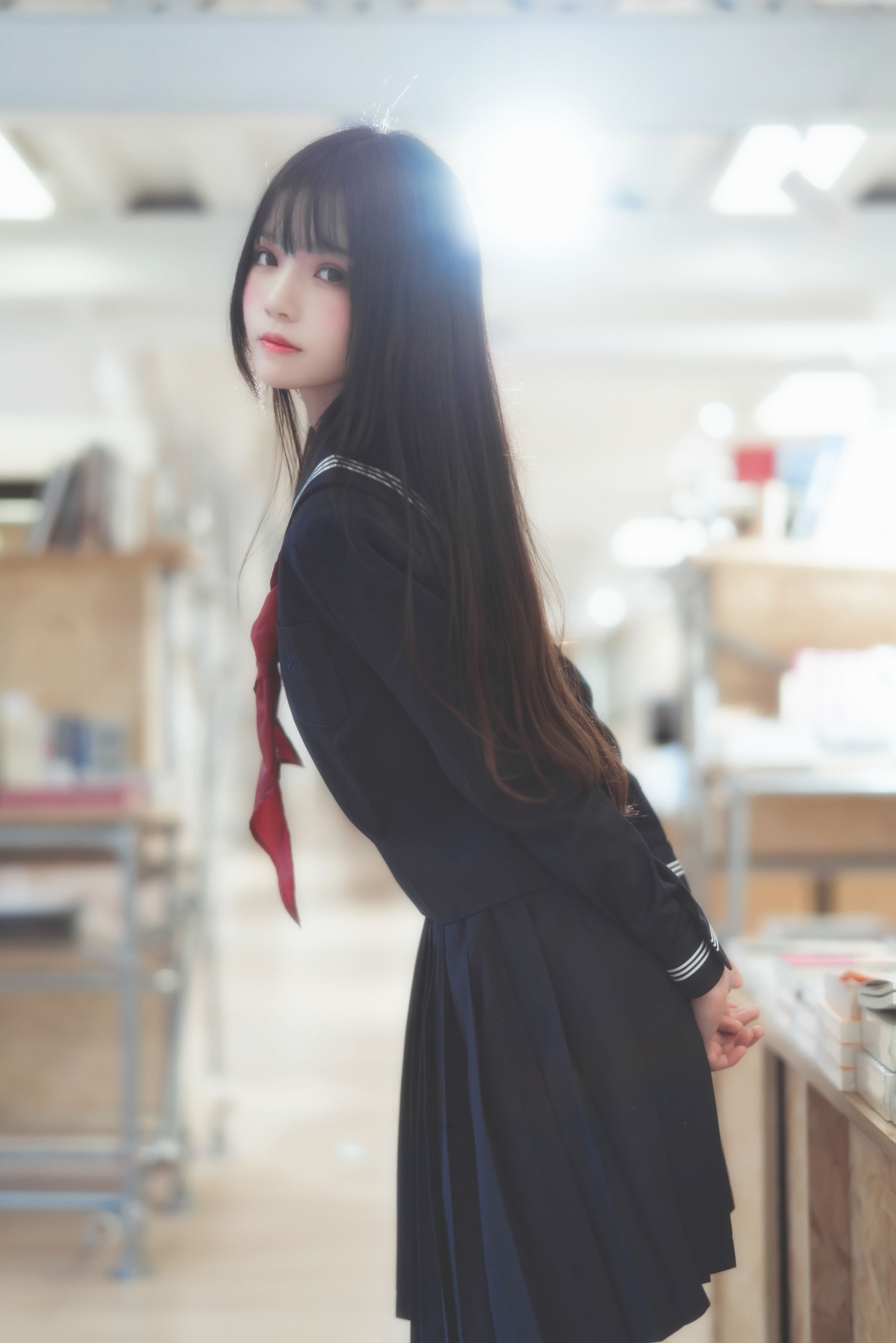 桜桃喵《(小少女)黑色水手服》