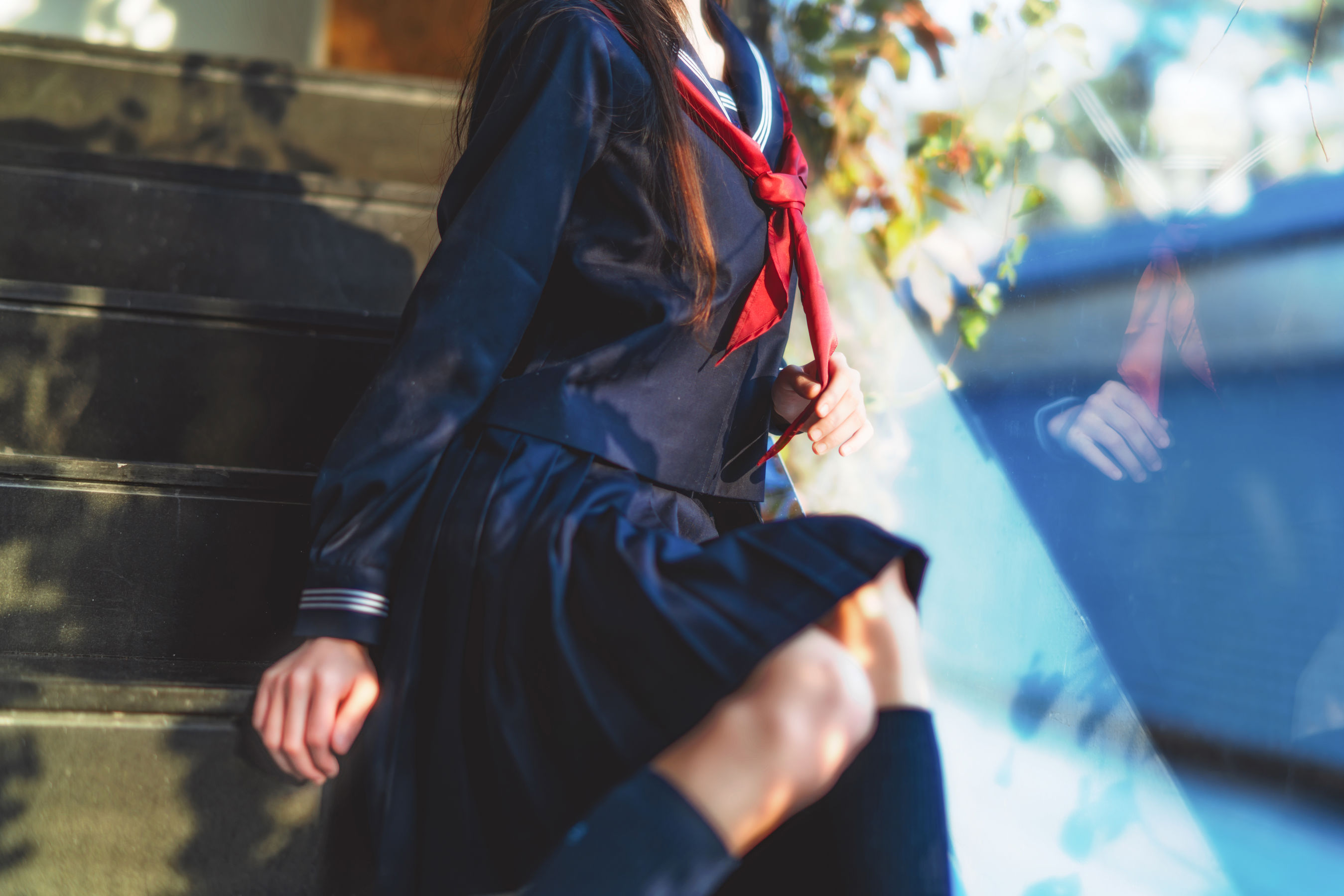 桜桃喵《(小少女)黑色水手服》
