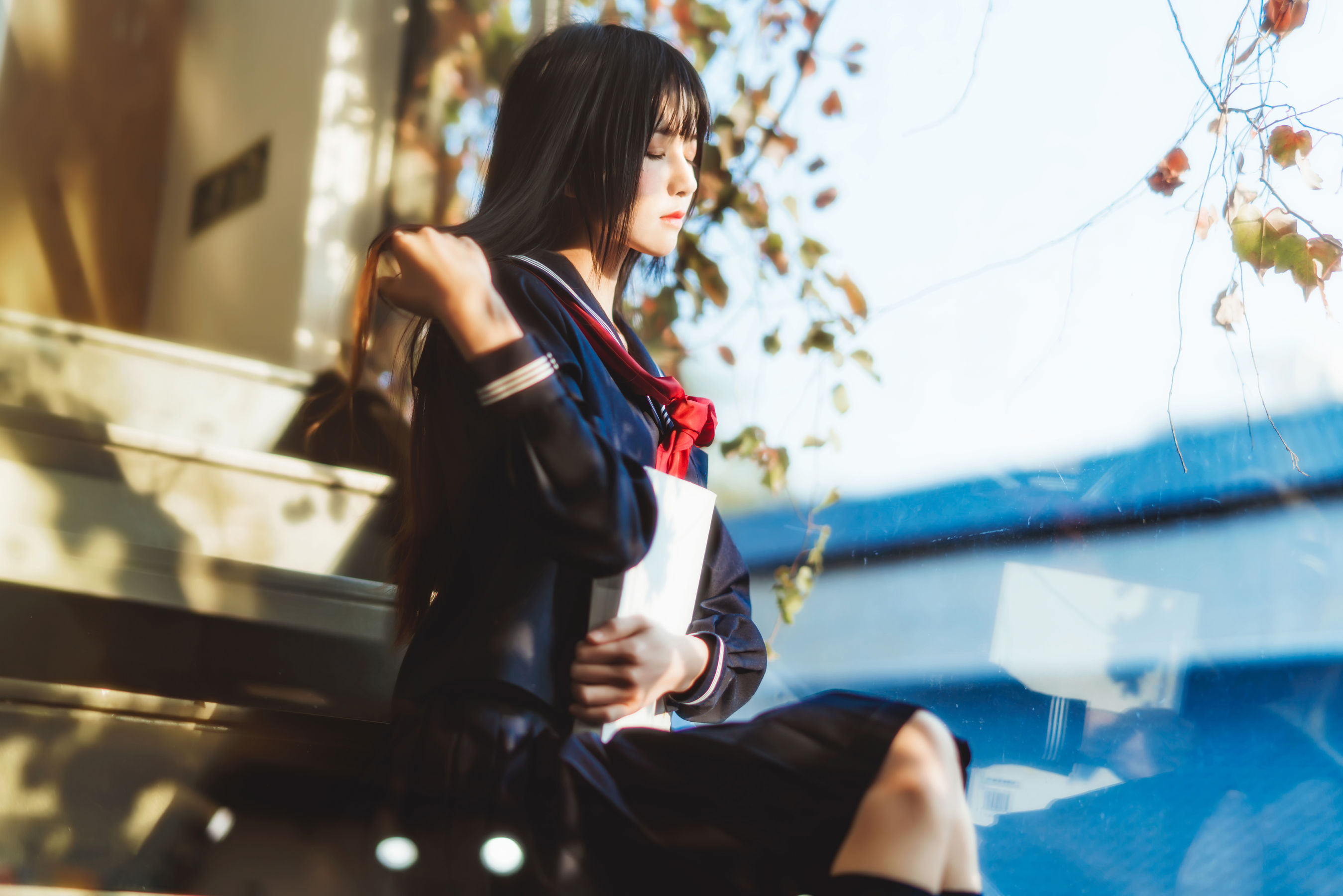 桜桃喵《(小少女)黑色水手服》