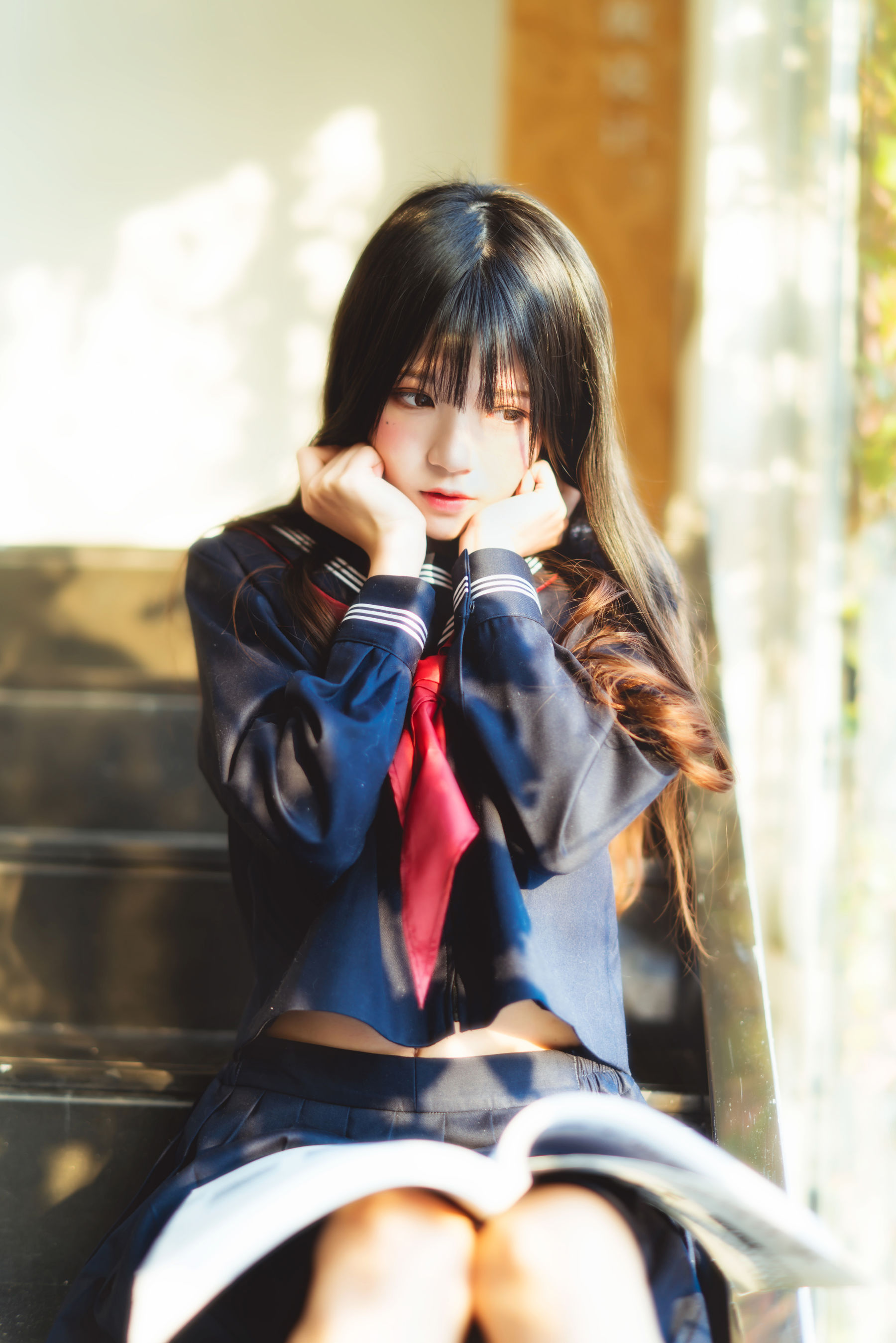 桜桃喵《(小少女)黑色水手服》