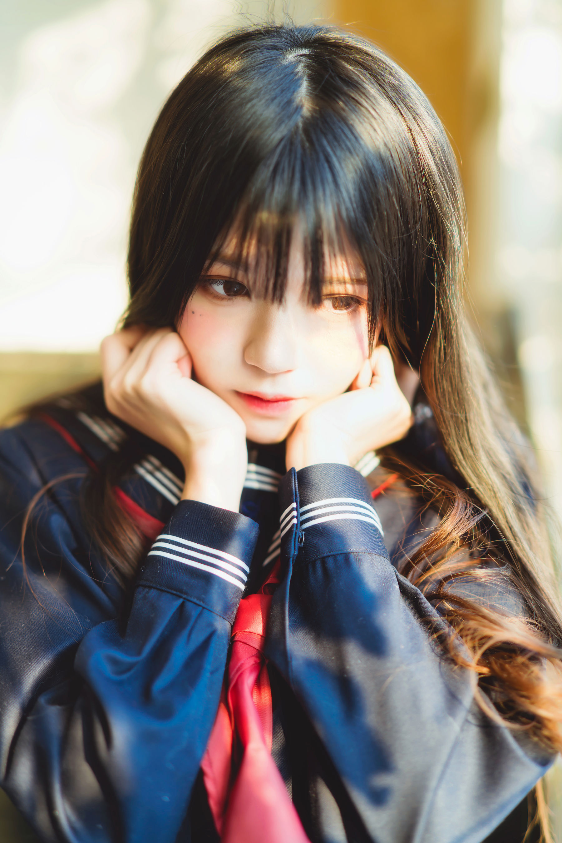 桜桃喵《(小少女)黑色水手服》