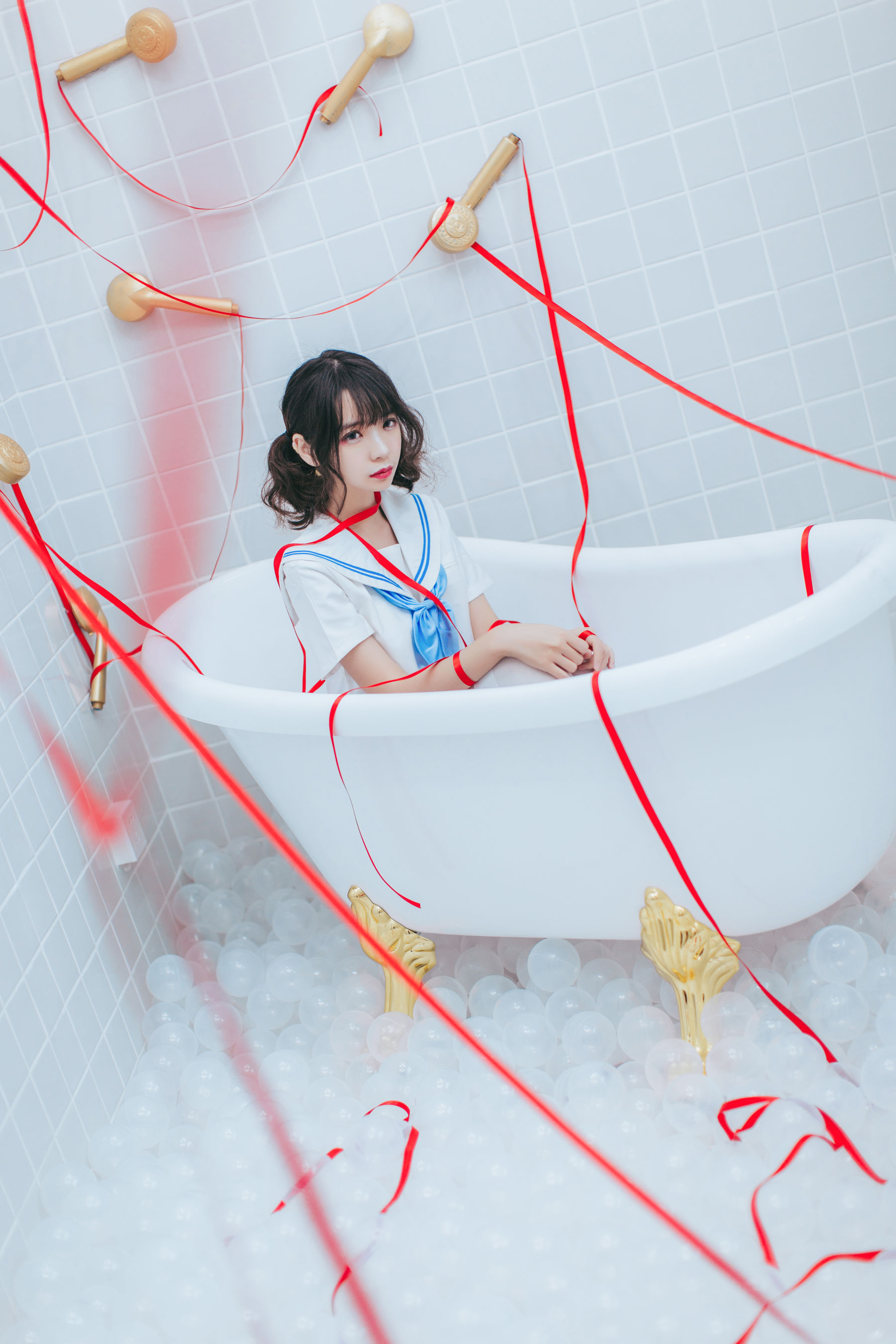 疯猫ss《睡衣与浴室的水手服》