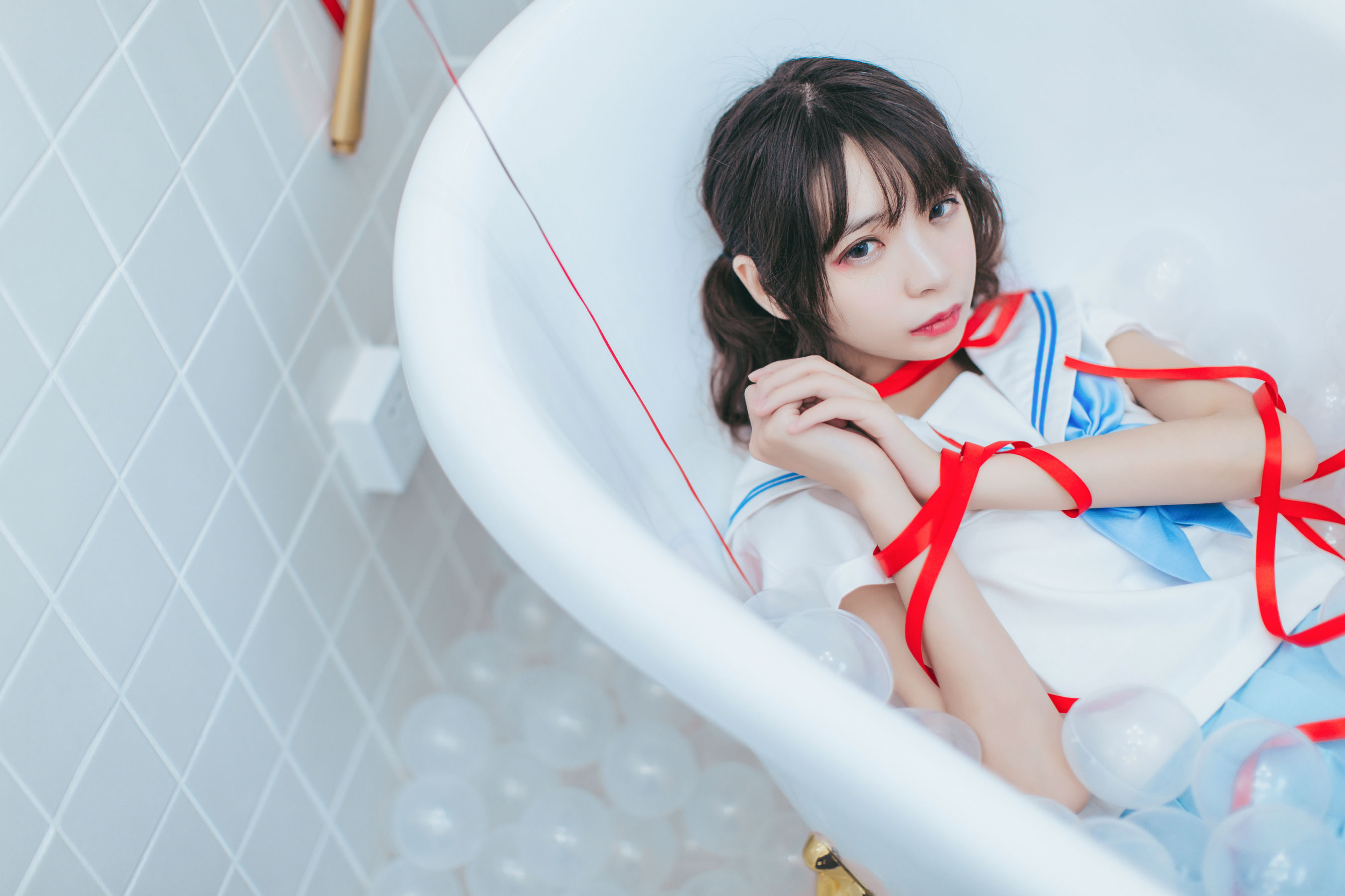 疯猫ss《睡衣与浴室的水手服》