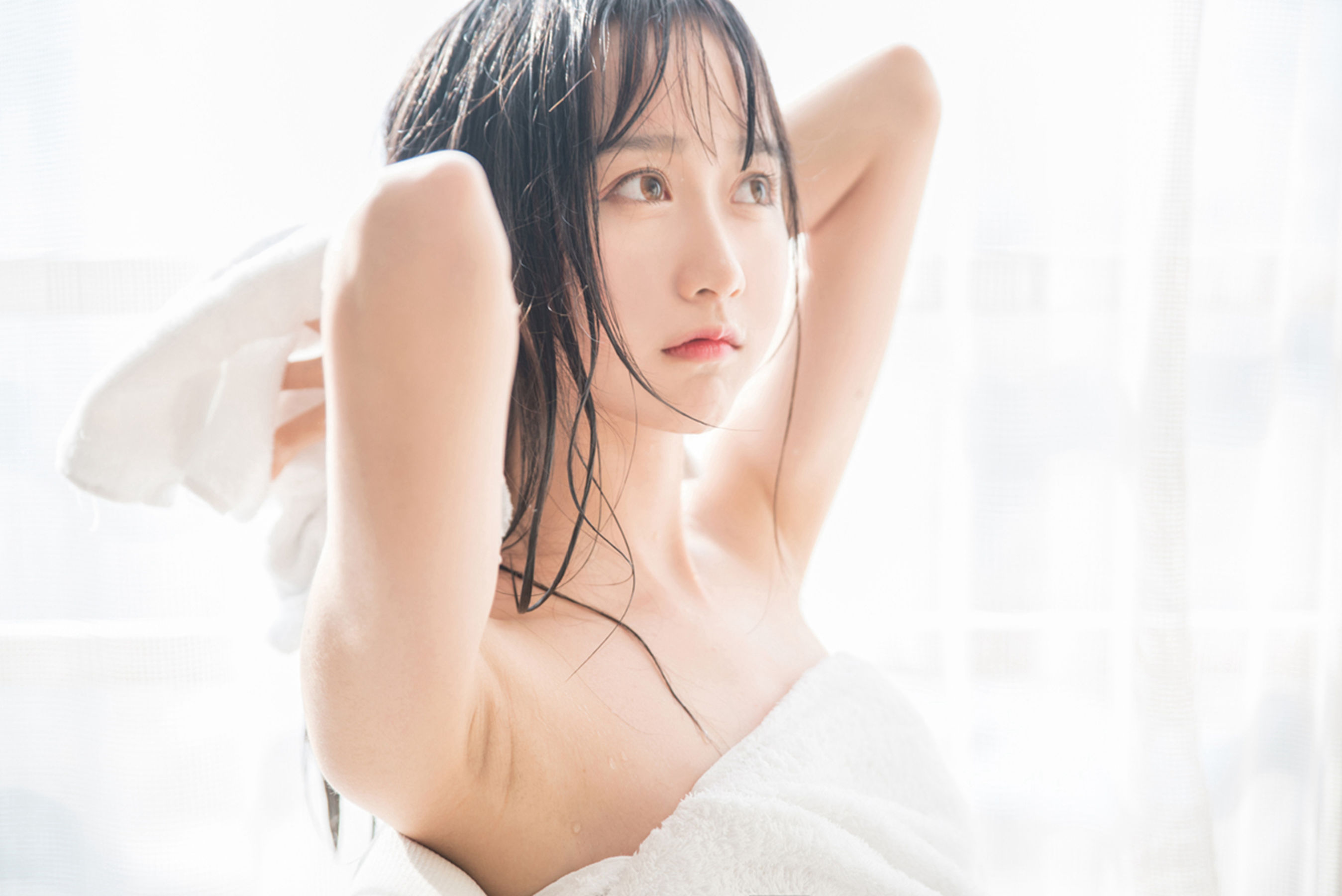 [风之领域] NO.134 木绵绵 出浴少女