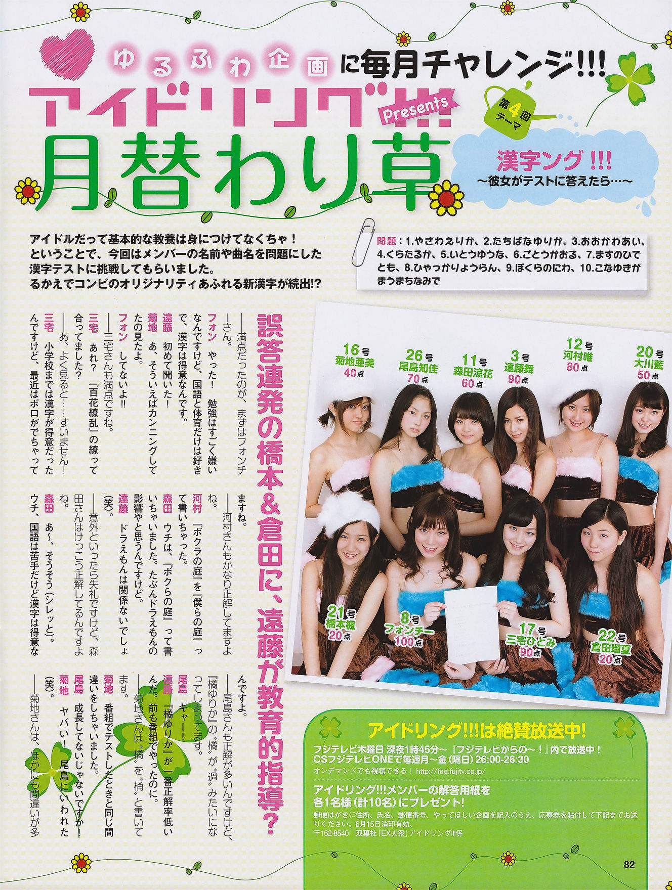 [EX Taishu] 2011年No.06 山本梓 杉原杏璃 藤江れいな 市道真央 とっきー 護あさな