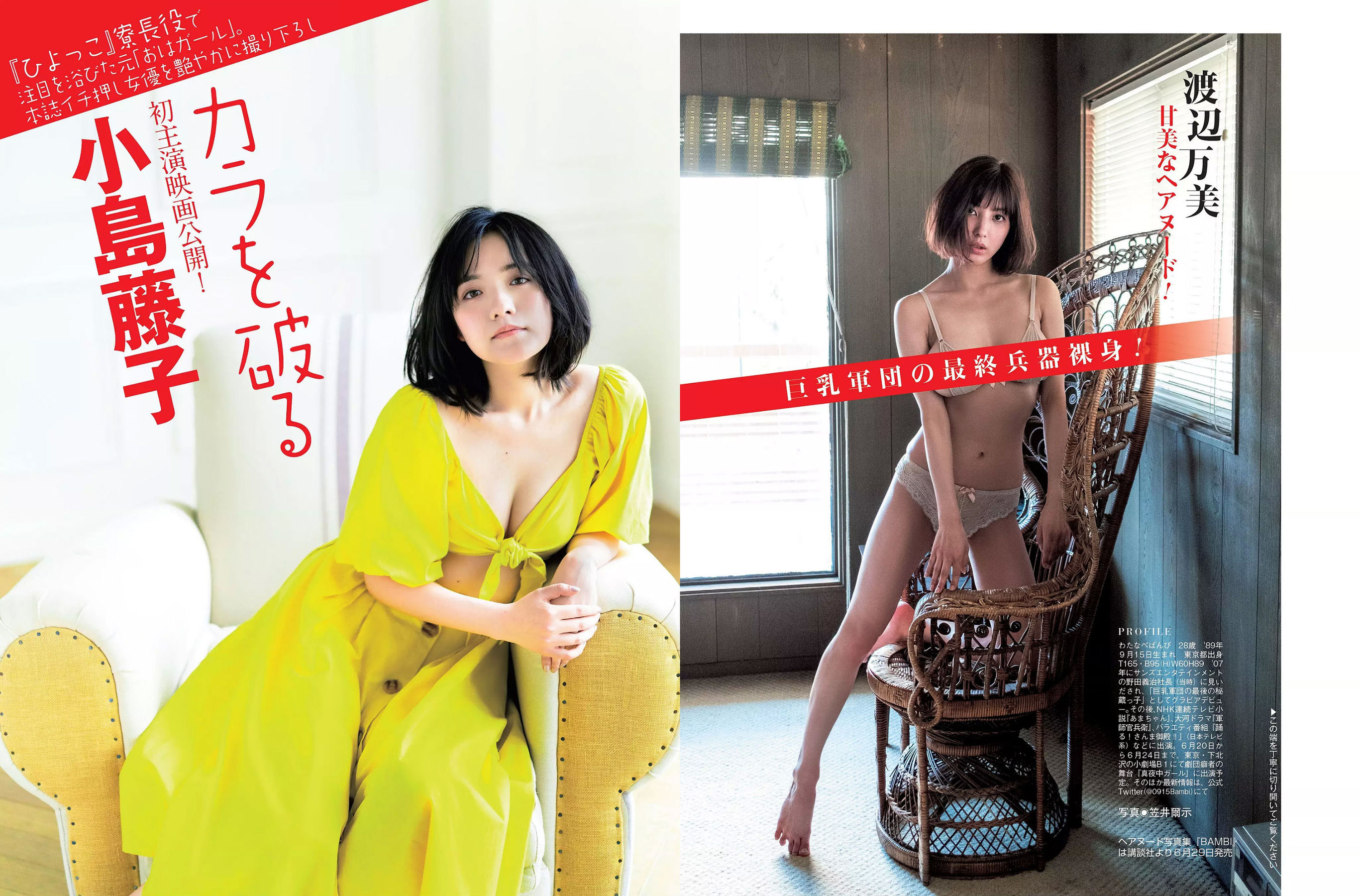 [FLASH] 2018.06.19 桃月なしこ 新川優愛 渡辺万美 小島藤子 仲村美海