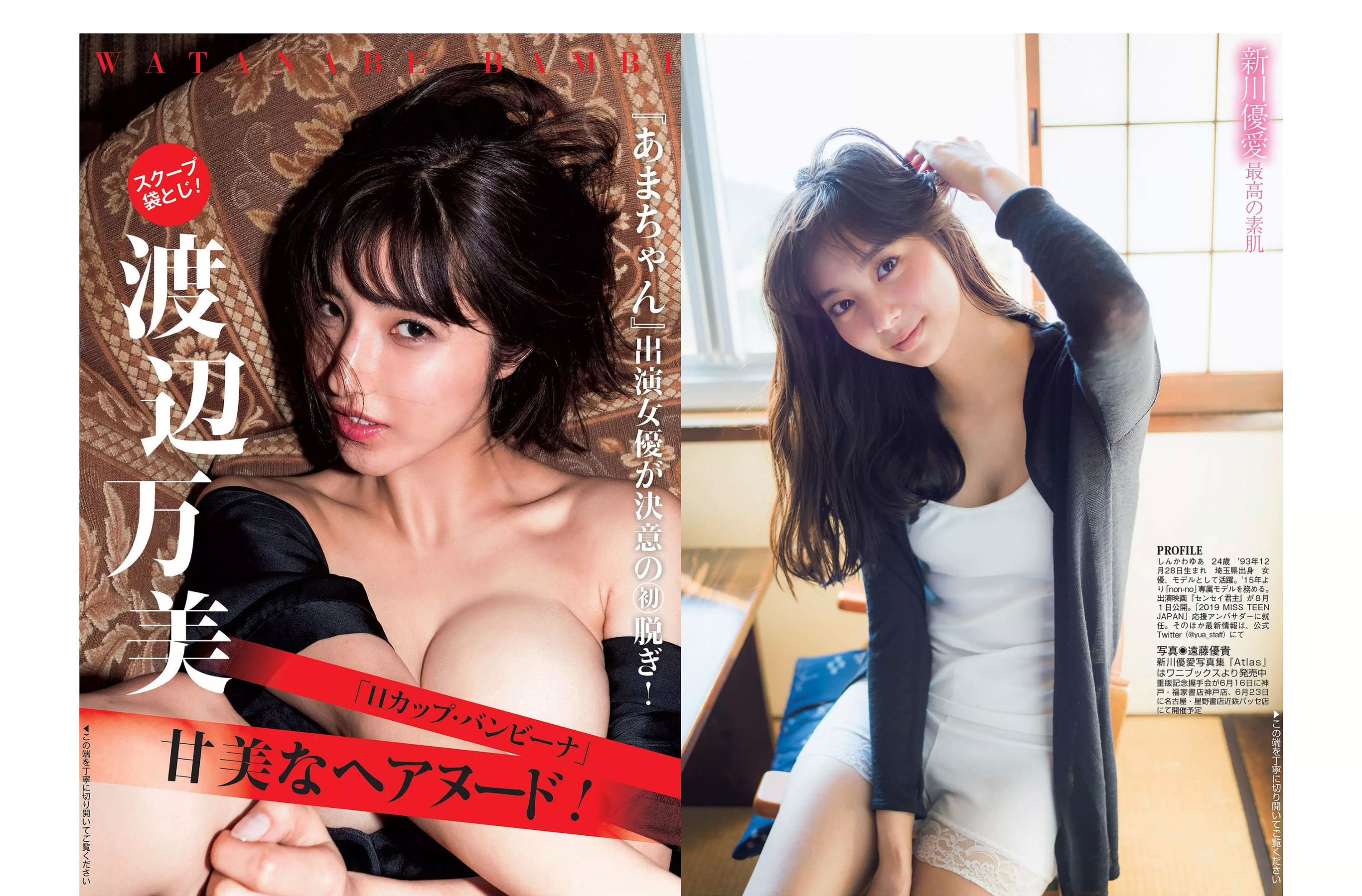 [FLASH] 2018.06.19 桃月なしこ 新川優愛 渡辺万美 小島藤子 仲村美海