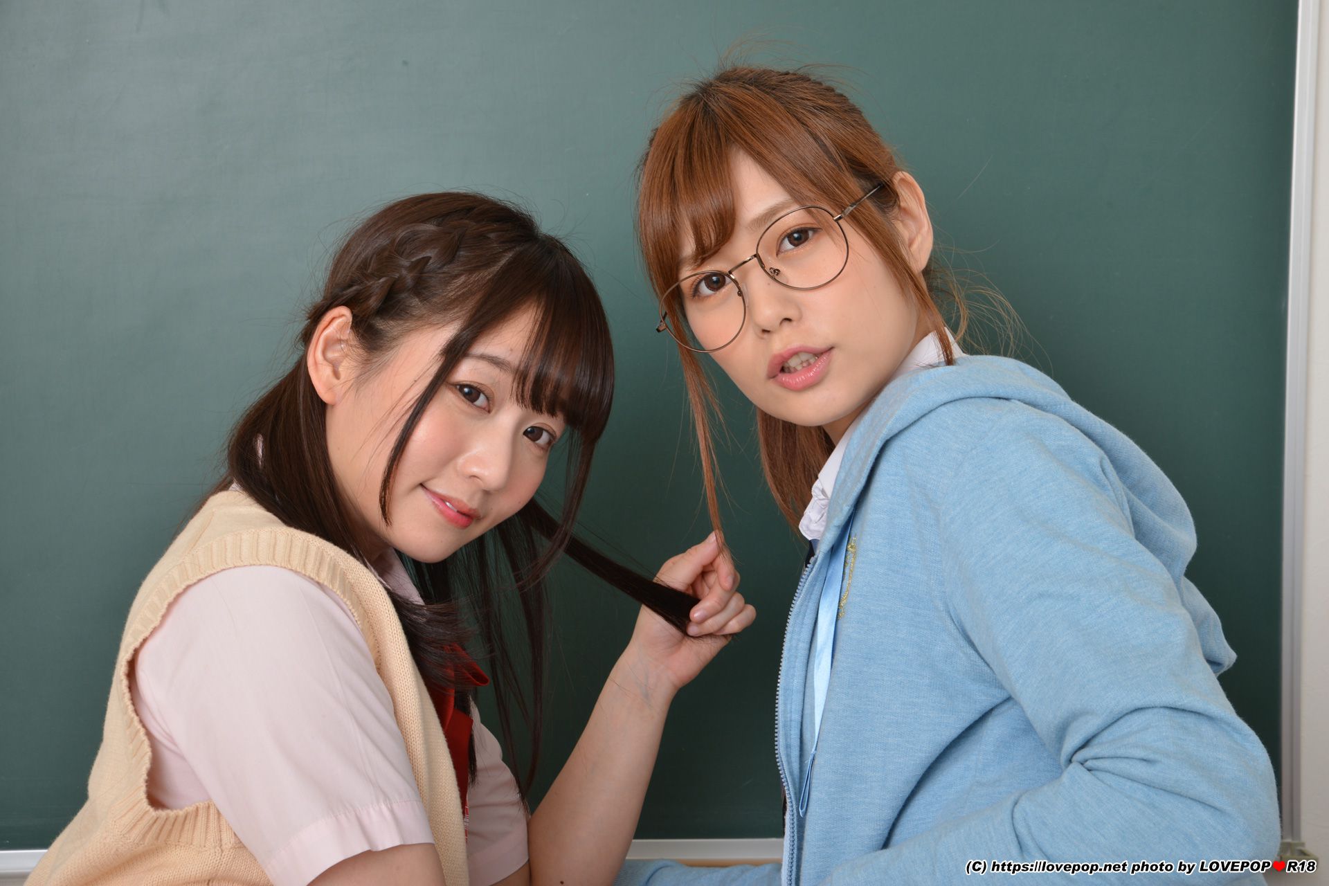 [LOVEPOP] 紺野ひかる&篠宮ゆり Photoset 01