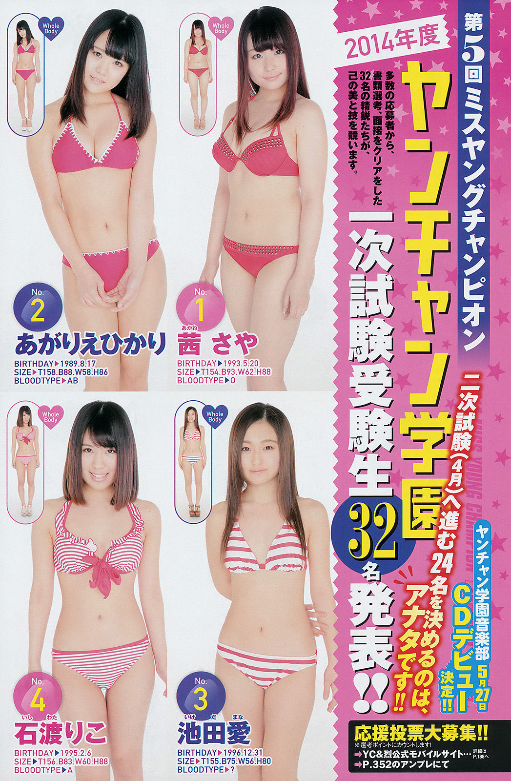 [Young Champion] 2014年No.08 星名美津紀 高崎聖子