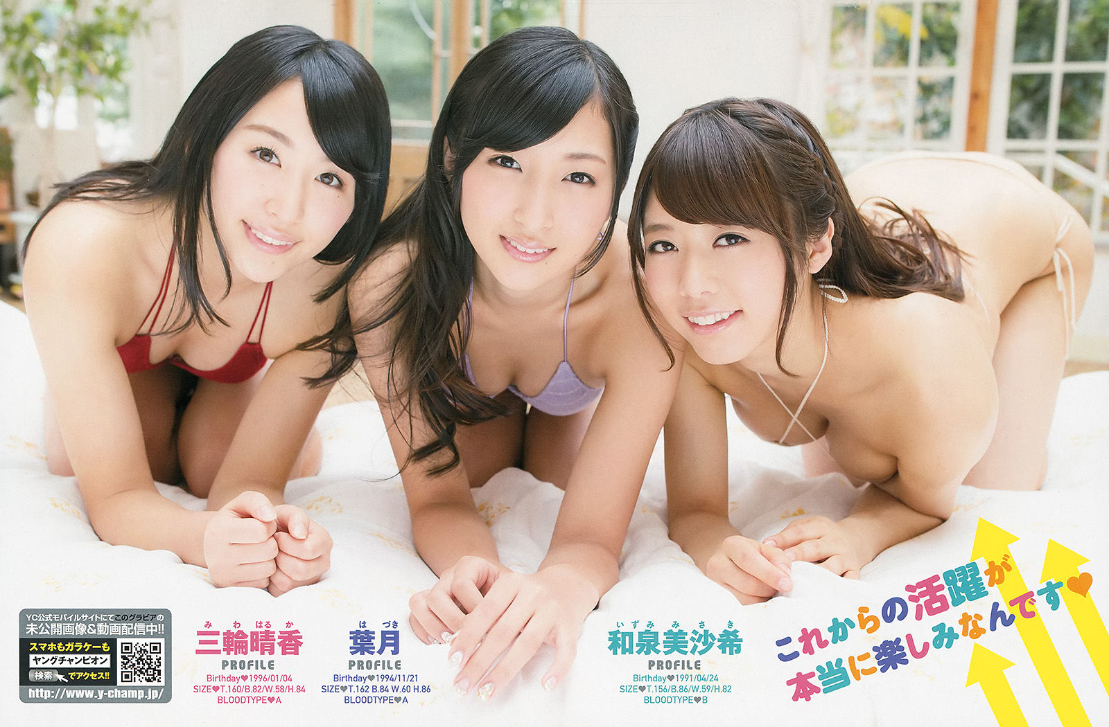 [Young Champion] 2015年No.03 山本彩 和泉美沙希 葉月 三輪晴香