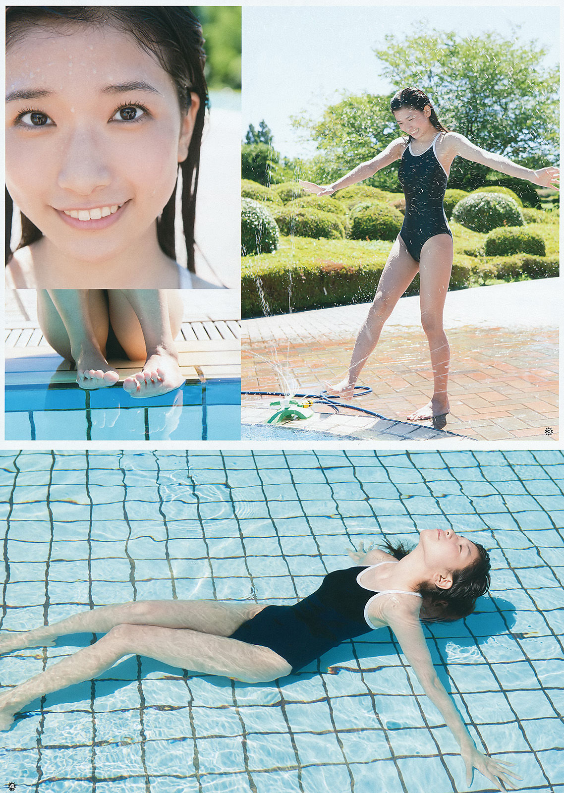 [Young Gangan] 2015年No.19 譜久村聖 夏江紘実 葉月ゆめ 森川彩香