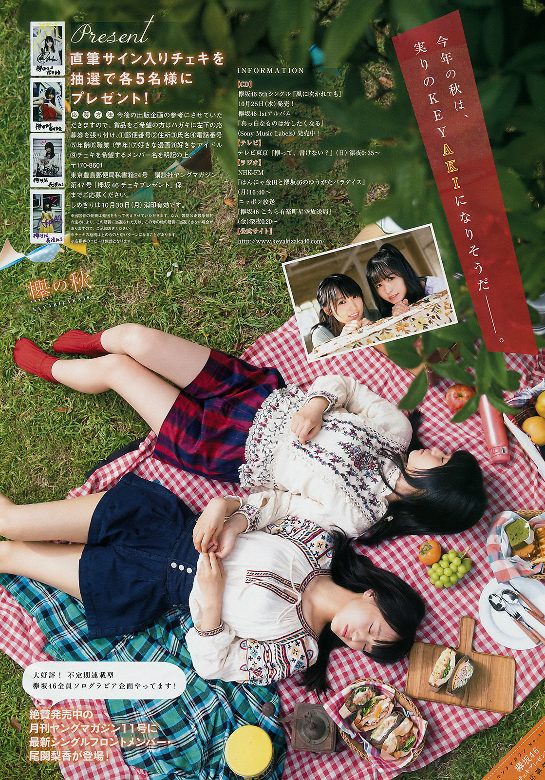 [Young Magazine] 2017年No.47 菅井友香 長濱ねる ☆HOSHINO