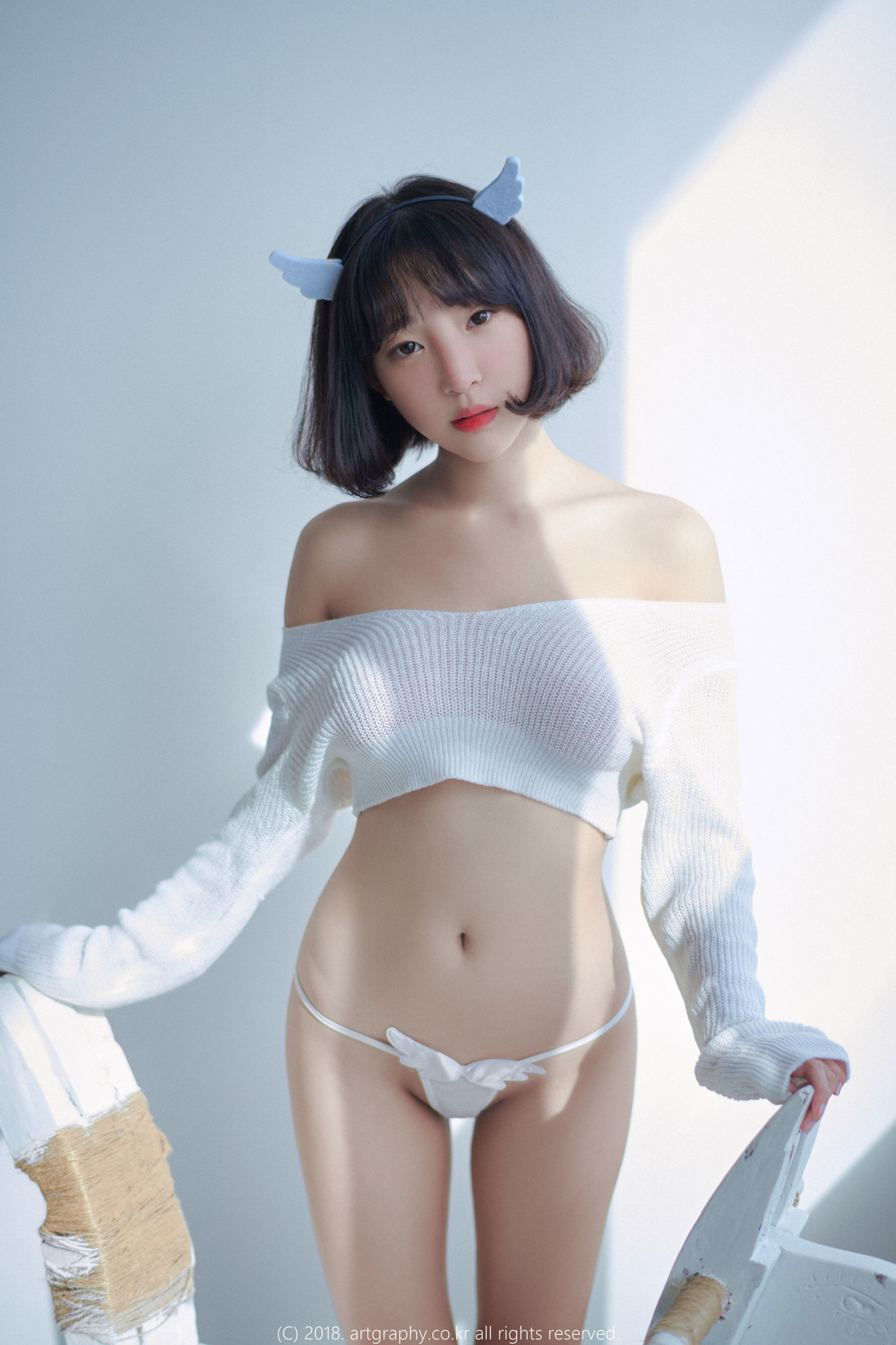 [ARTGRAVIA] VOL.039 巨乳少女姜仁卿 - 白猫少女+奶牛尤物