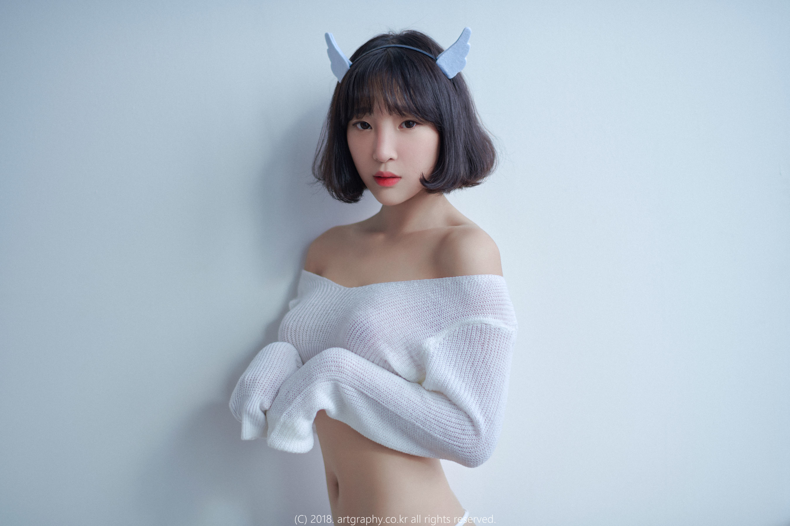 [ARTGRAVIA] VOL.039 巨乳少女姜仁卿 - 白猫少女+奶牛尤物