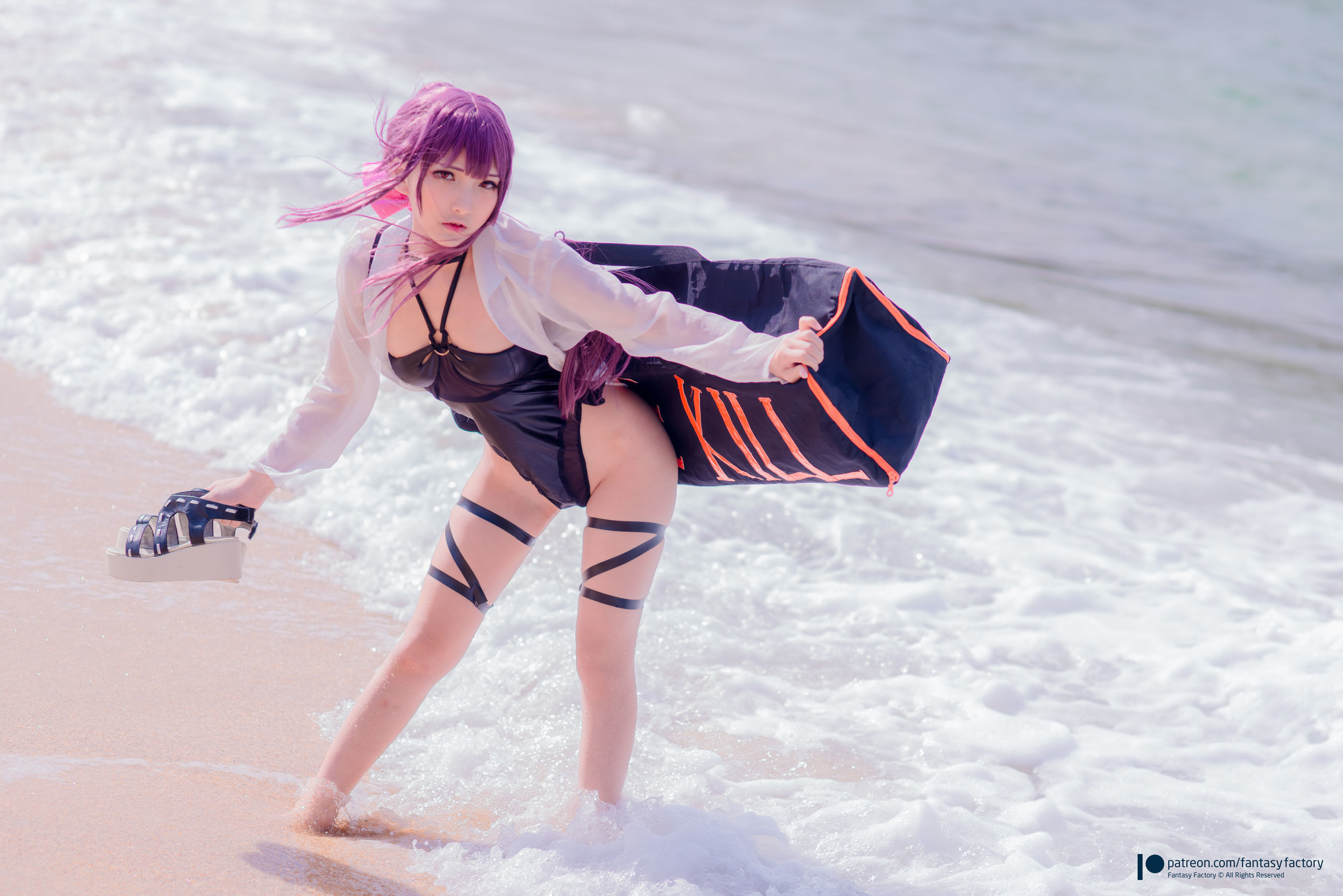 [Fantasy Factory] 小丁Cosplay - 海滩风情