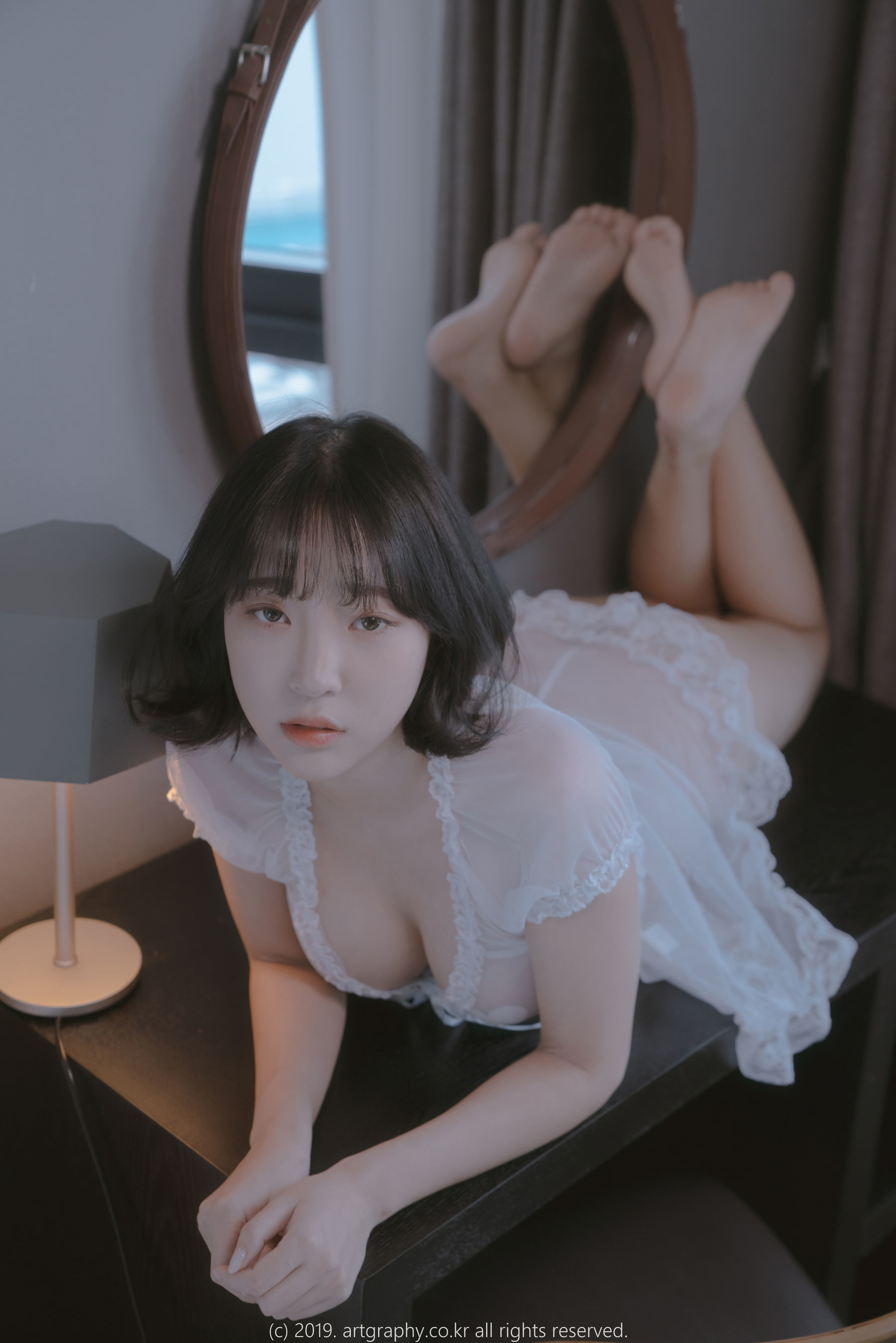 [ARTGRAVIA] VOL.069 巨乳少女姜仁卿 - 透视睡衣+古典红色睡袍
